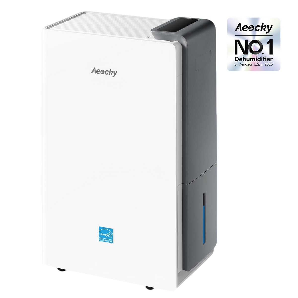 Condition photo showing New/Like New for 4500 sq.ft energy star most efficient 2025 dehumidifier, max 80 pint/day smart compressor dehumidifier with drain hose, intelligent humidistat