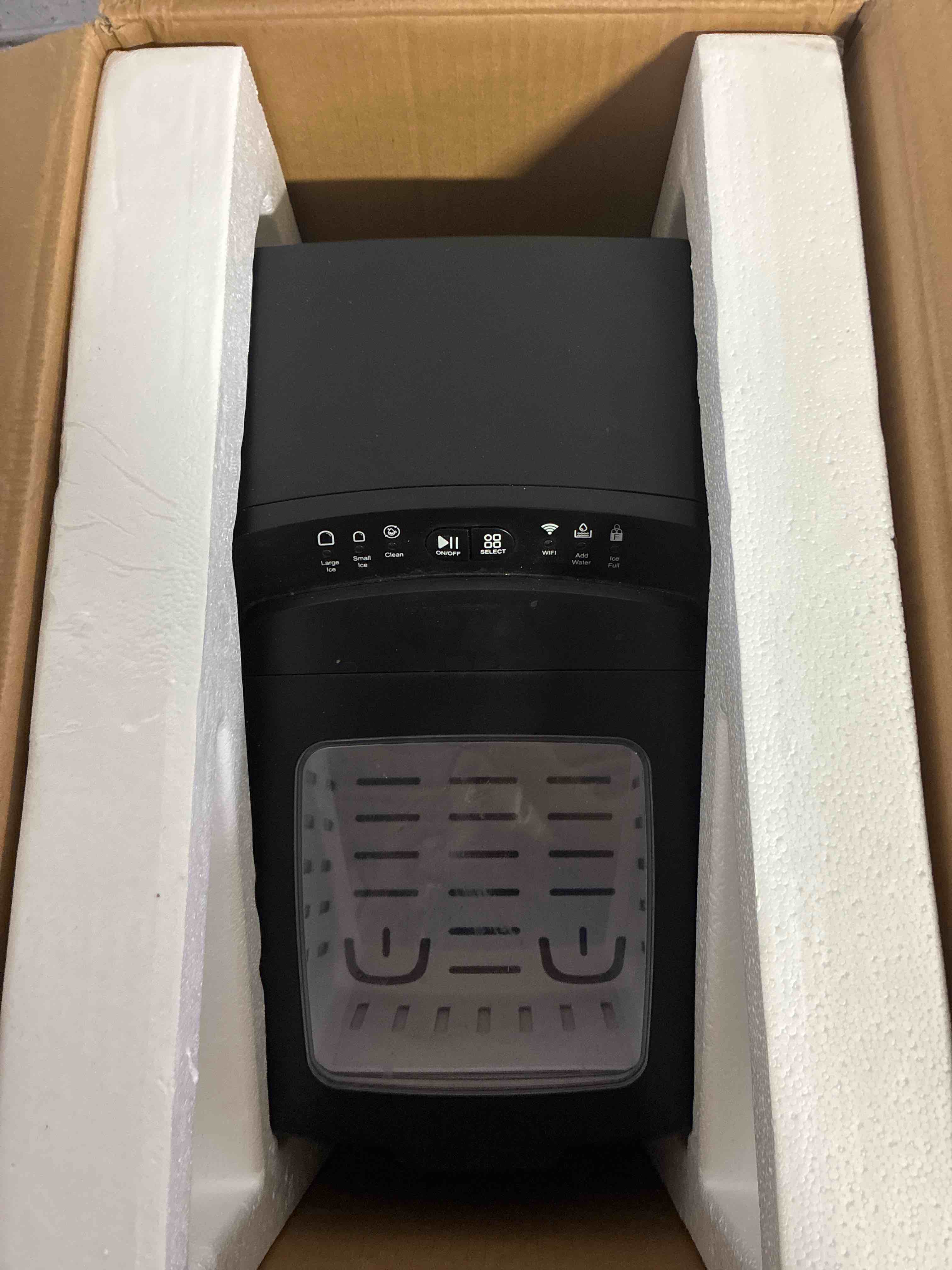 Condition photo showing New/Like New for crownful im2200ba-ul ice maker machine with wifi capability and multiple settings