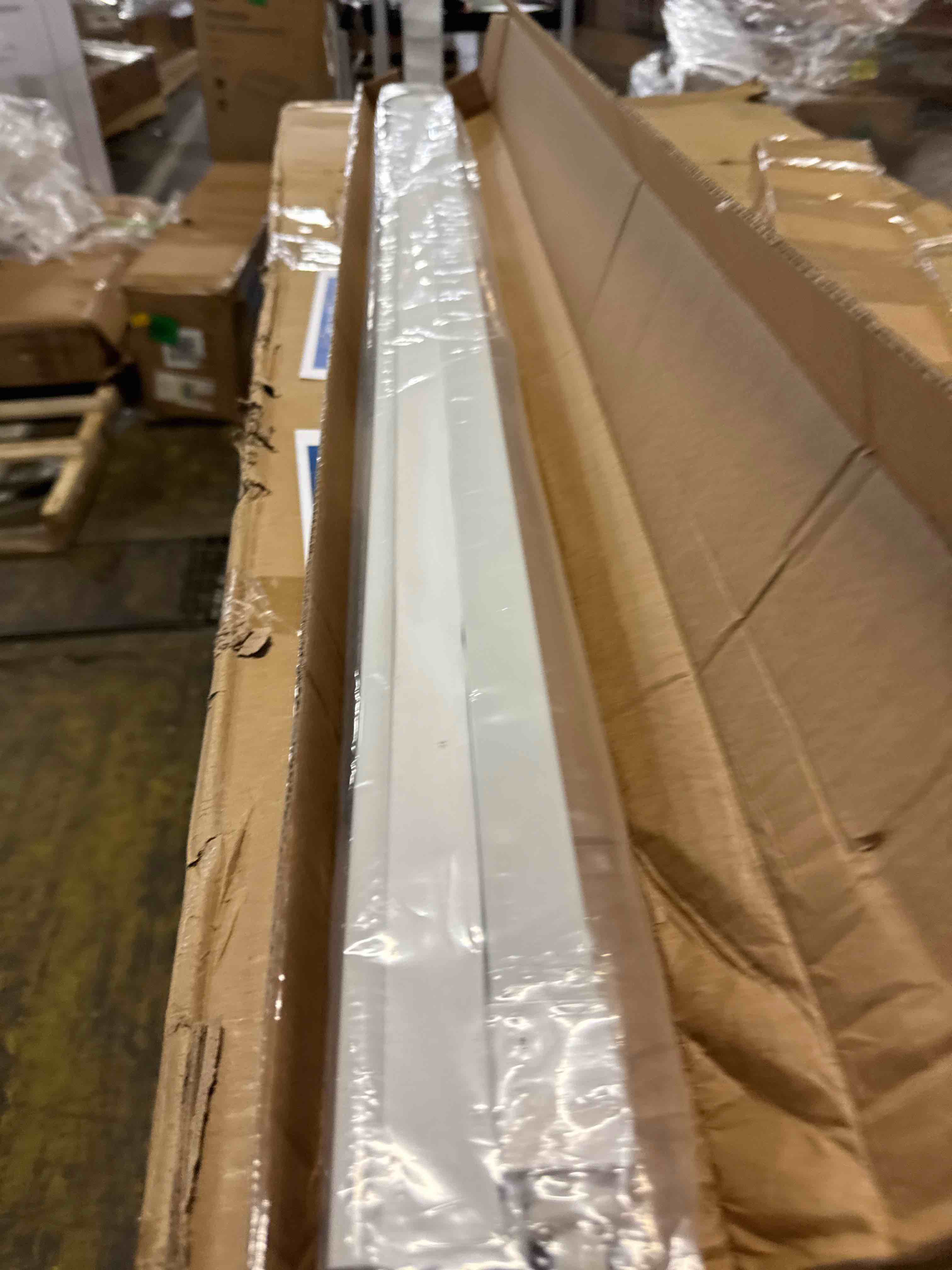 Condition photo showing New/Like New for changshade custom blackout cordless top down bottom up cellular shades, room darkening blinds with the diameter of 1.5 inch honeycombs for office, living room, bedroom, thermal insulated, white