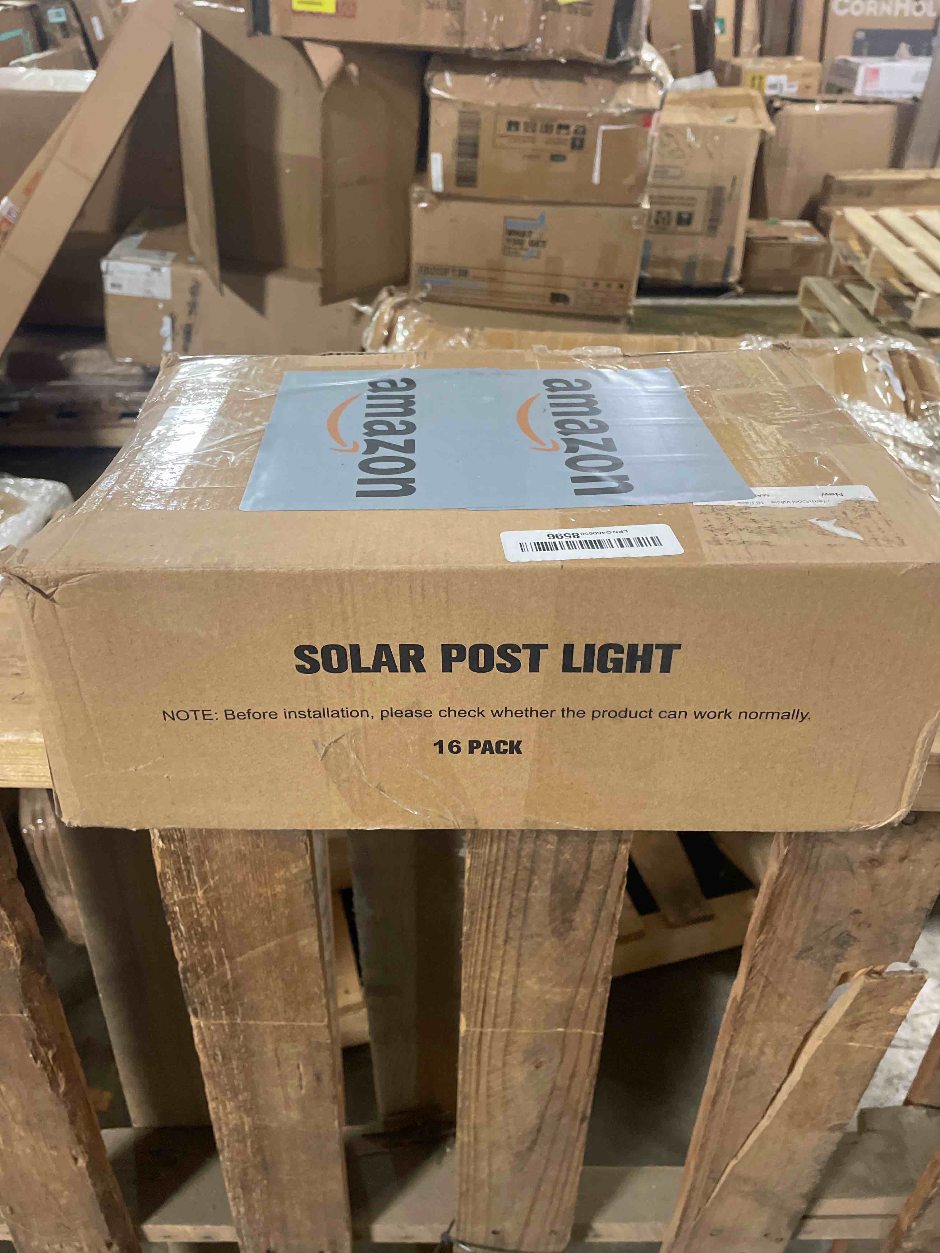 Condition photo showing New/Like New for kolpop 4x4 solar post cap lights outdoor 16pack- 3 color temperatures& 2 level brightness, ip65 waterproof, 16 led black fence deck post light solar powered for 4×4/3.5×3.5 wood/vinyl posts