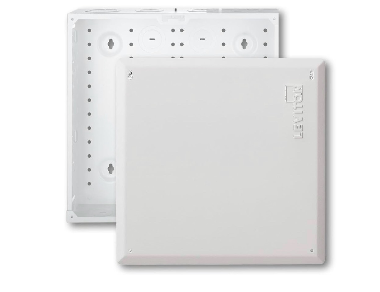 leviton 14" smc, structured media enclosure with cover, 47605-140, white 14 inch enclosure + cover