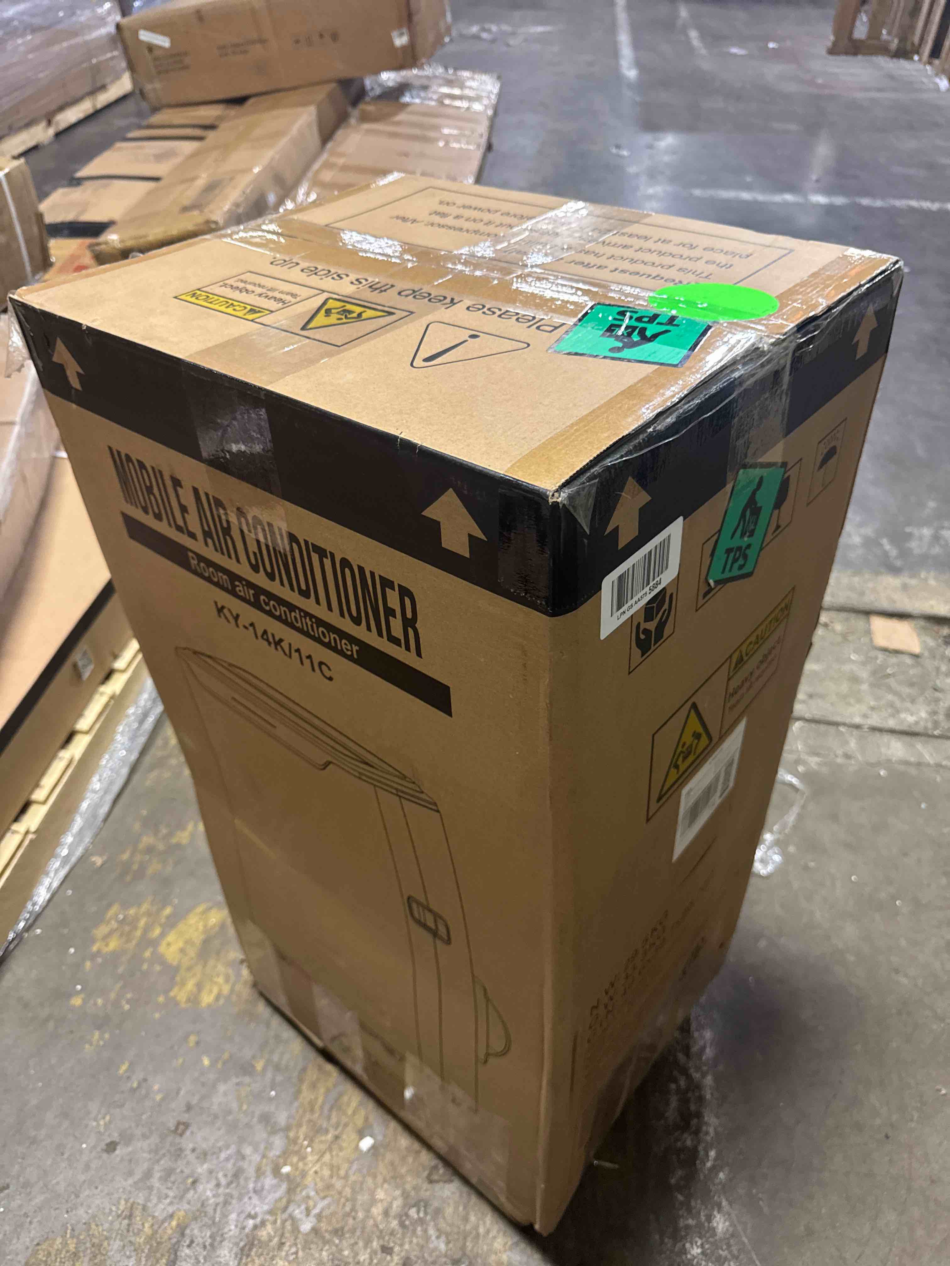 Condition photo showing Good Condition for portable air conditioner, 14000 btu fast cooling for large rooms up to 700 sq.ft, 3-in-1 energy efficient portable ac unit with upward airflow, sleep mode, for bedroom/apartment/living room