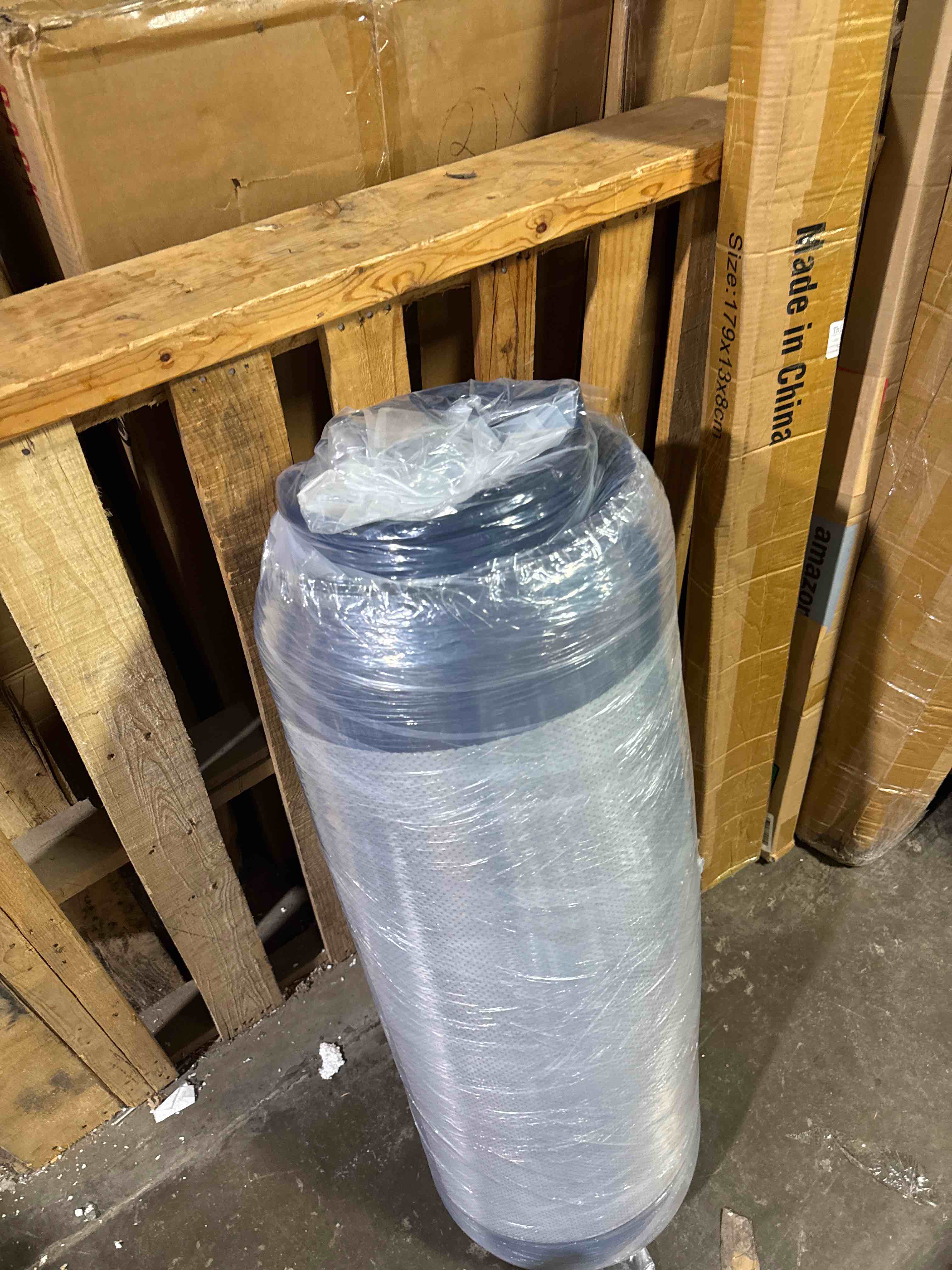 Condition photo showing As Is for 108" sofa bed, 4 seat modular sectional sofa with left chaise lounge, boneless cloud couch, l-shape upholstered couch for apartment, living room, no assembly required (blue only the chaser part of the sofa)