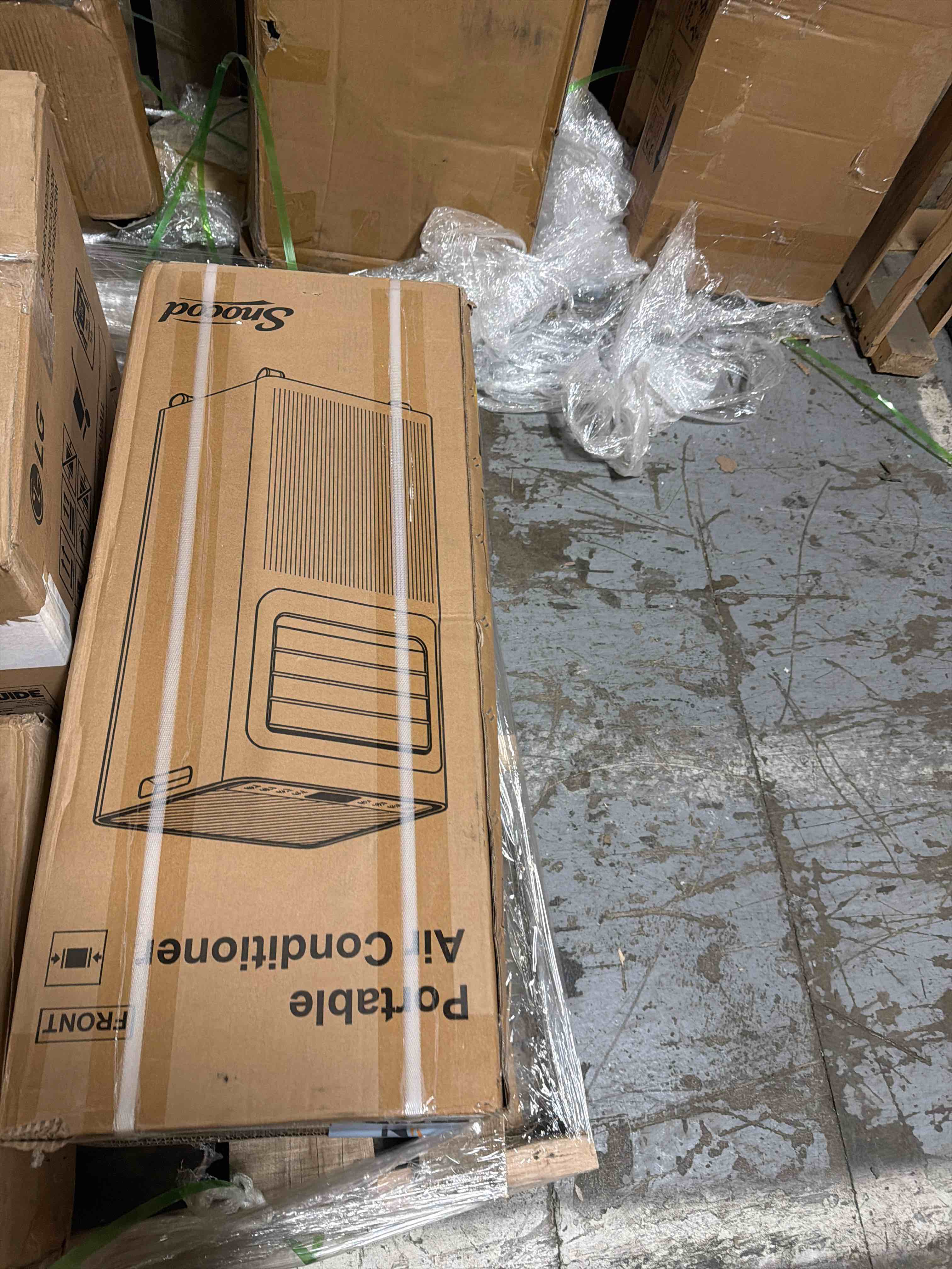 Condition photo showing New/Like New for 10000 btu portable air conditioner for 450 sq.ft, 3-in-1 ac unit with remote & led display, quiet cooling, fan, dehumidifier, window kit for bedroom home office dorm