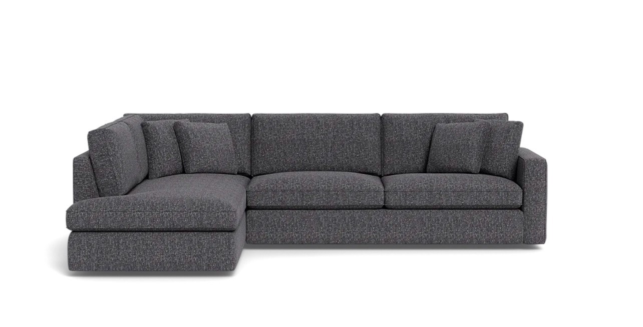 james 3-seat bumper sectional