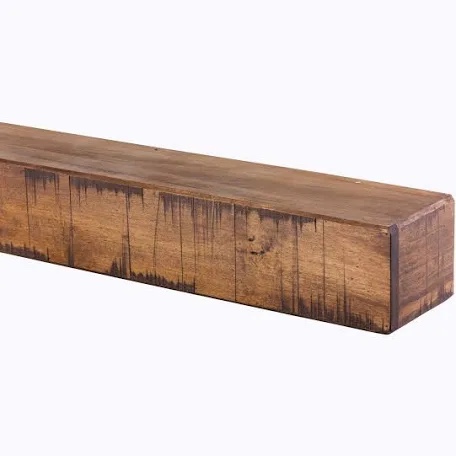 boscomondo fireplace mantel, wall-mounted 72 inch floating shelf for wall, tv shelf, rustic shelf -