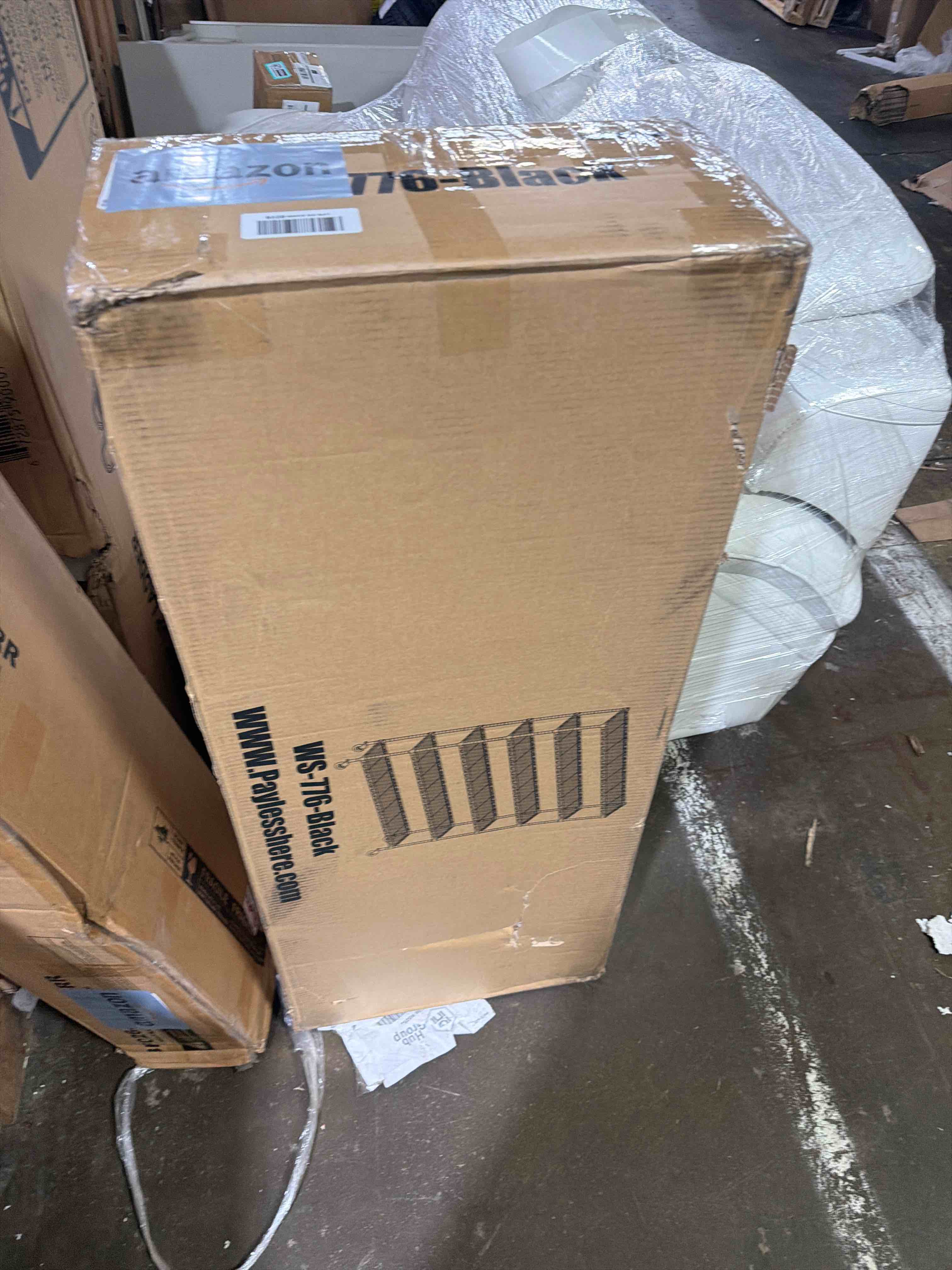 Condition photo showing New/Like New for storage shelves 2100lbs capacity, 6-shelf on casters 48" l×18" w×82" h commercial wire shelving unit adjustable layer metal rack strong steel for restaurant garage pantry kitchen,black 18l x 48w x 82h black