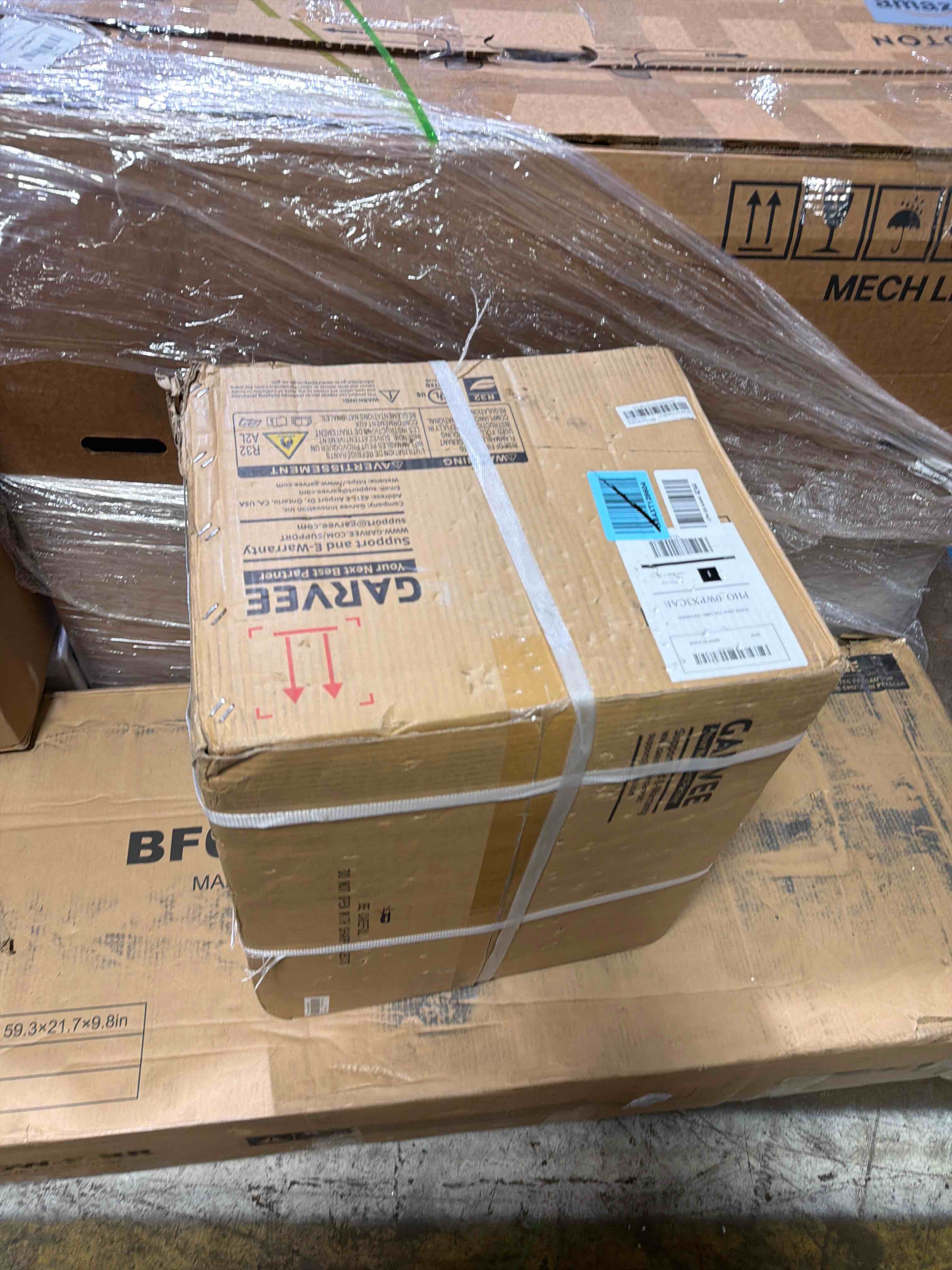 Condition photo showing New/Like New for garvee 5000 btu window ac unit cools 150 sq ft - easy mechanical controls, 2-in-1 cool/fan mode, washable filter, easy install, for bedroom, office, white 5000 btu white