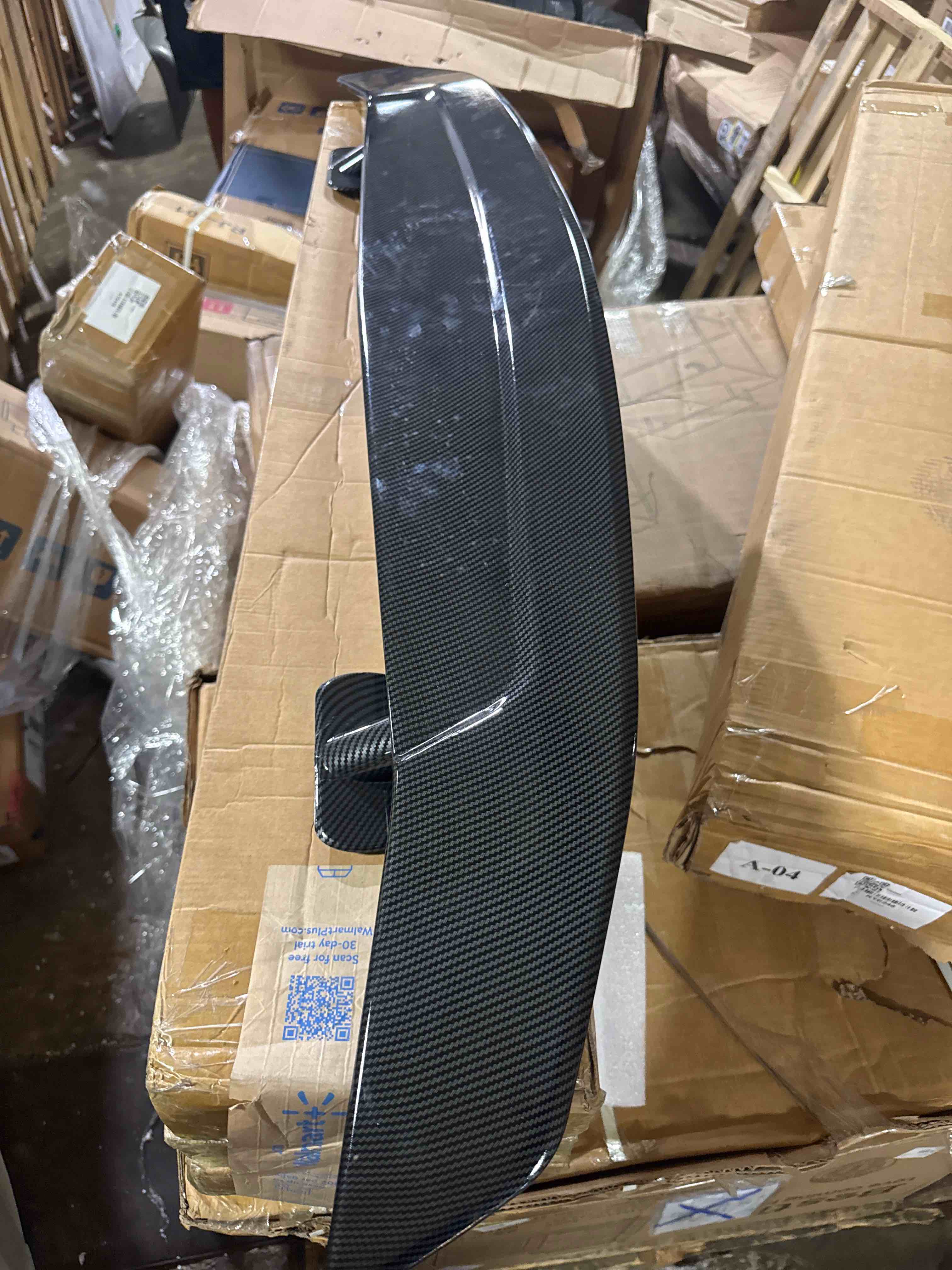 Condition photo showing New/Like New for fits 2019-24 bmw 8 series g16 840i 850i gran coupe & f93 m8 carbon fiber rear trunk spoiler wing lip (p)