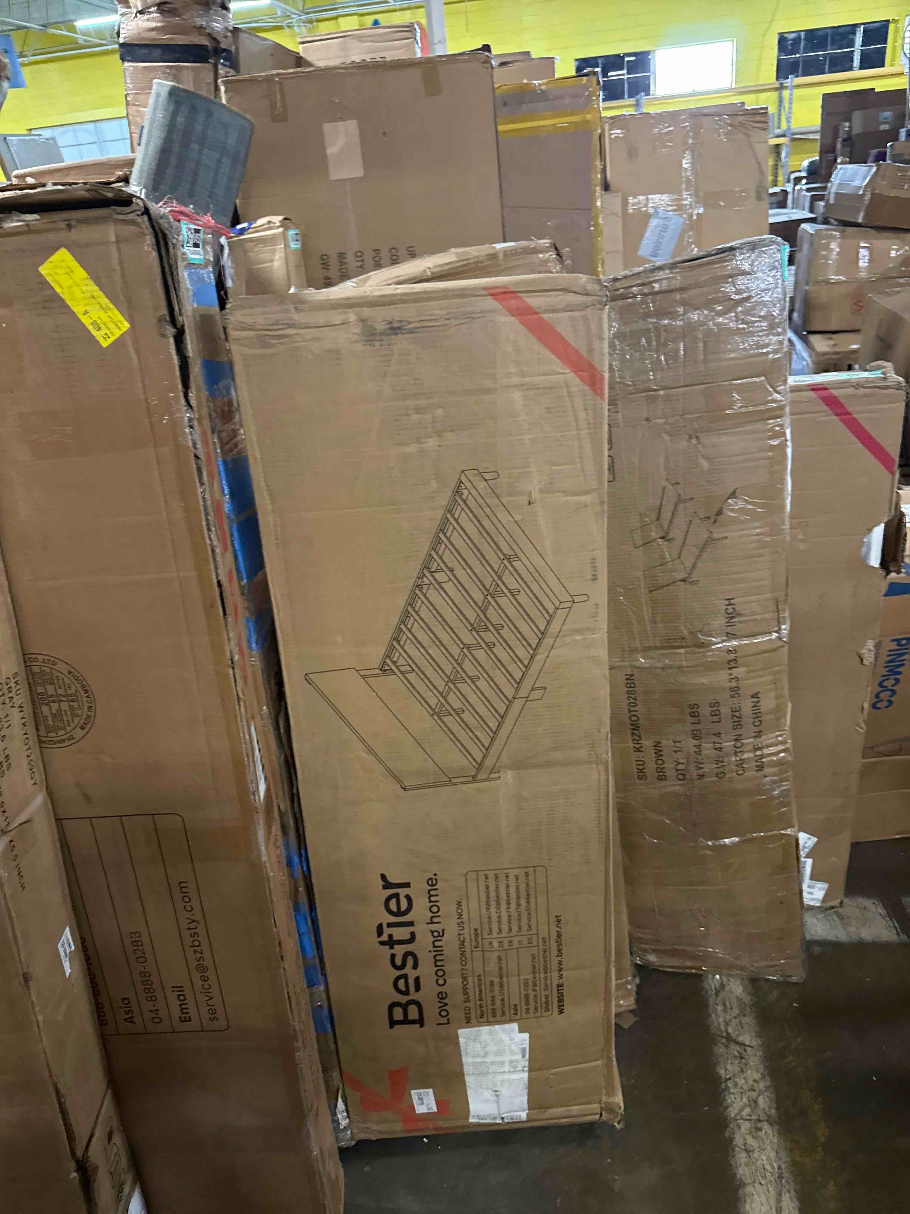 Condition photo showing New/Like New for bestier full bed frame with wingback headboard,upholstered platform full size bed with strong wooden slats,no box spring needed,never squeaks,easy assembly,light grey