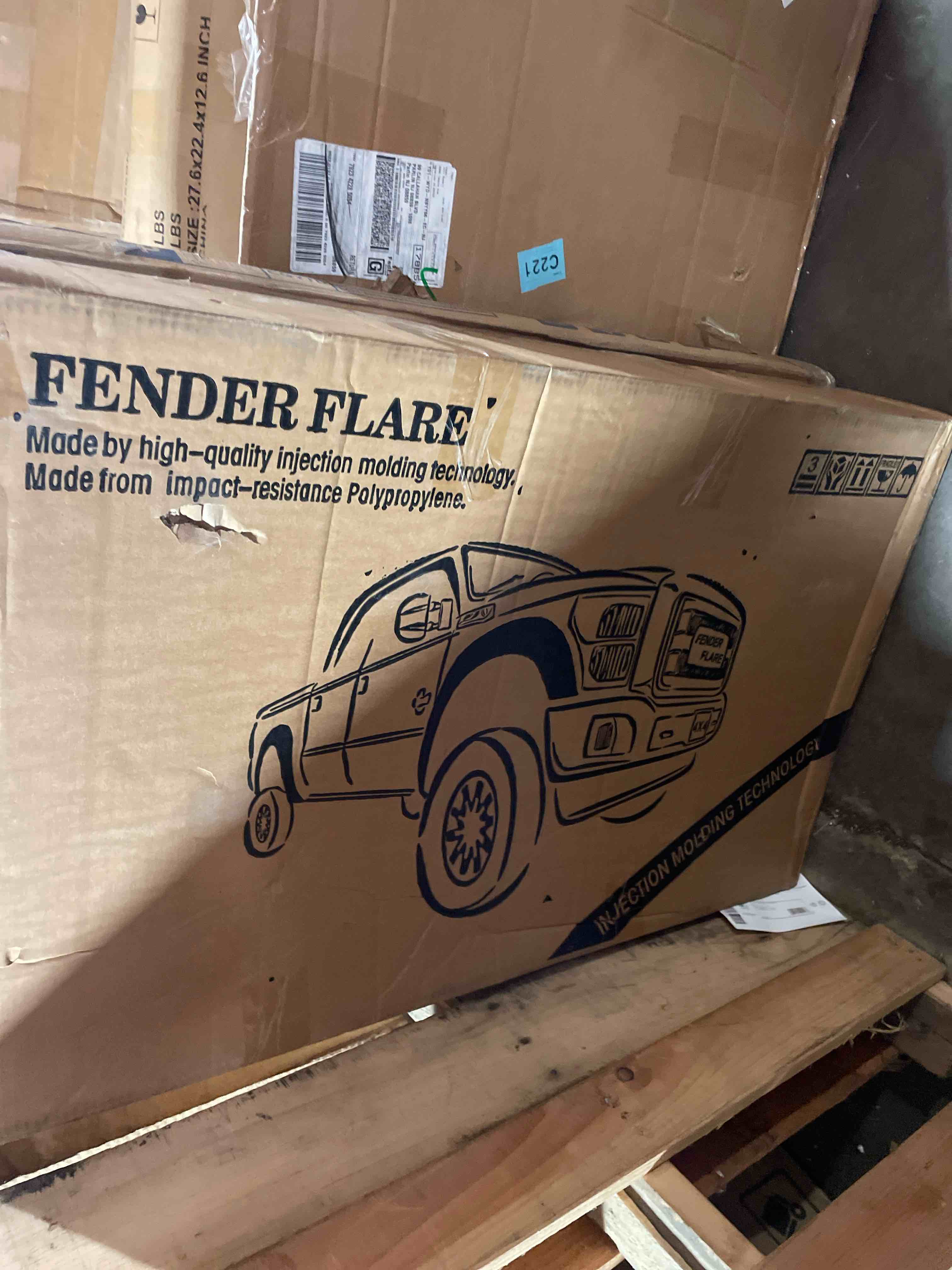 Condition photo showing New/Like New for lqi fender flares 4pcs compatible with tesla model y 2020-2024 wide body, 0.57" wider front and 0.6" wider rear fender wheel opening molding guardabarros black, factory style
