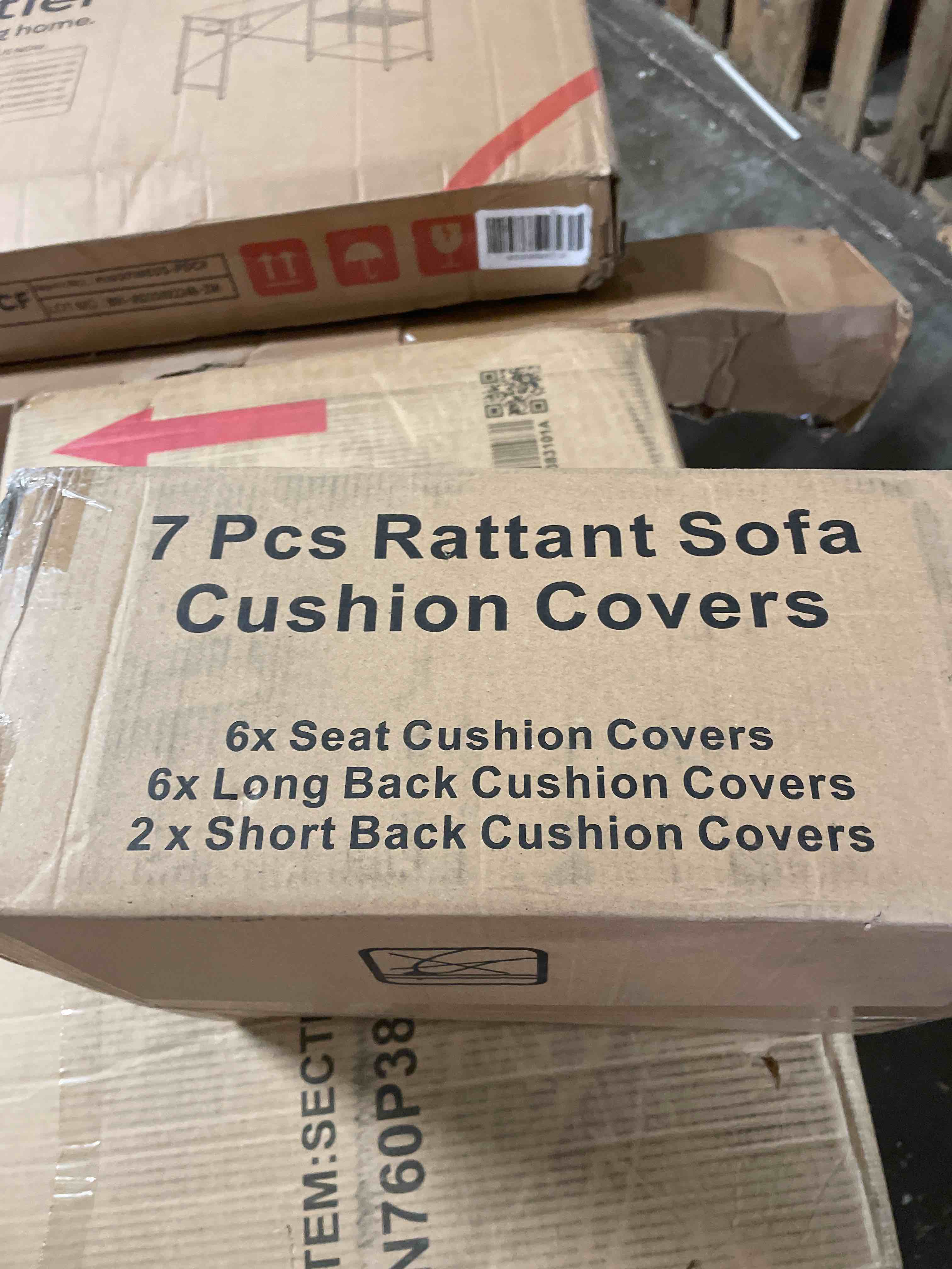 Condition photo showing New/Like New for chun yi 7 piece couch covers sofa covers washable, stretch sofa slipcovers for 3 cushion couch with seperate backrest and cushion covers, anti slip furniture protector for dogs pets (large, grey)