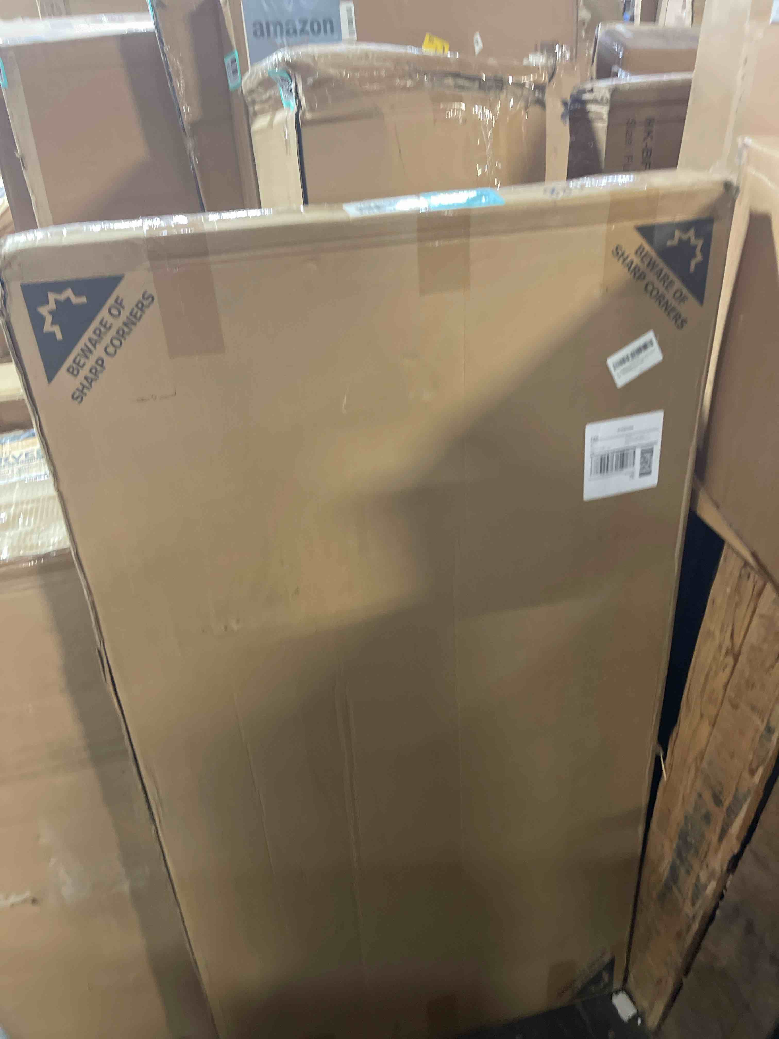 Condition photo showing New/Like New for gardner pet 51"-87" extra tall cat gate for doorway, wide adjustable 27.56"-37" baby gate included 4 extension kits, pressure mounted safety full door gate for stairs, studio, kitchen (white) white 51-87"/130-220cm