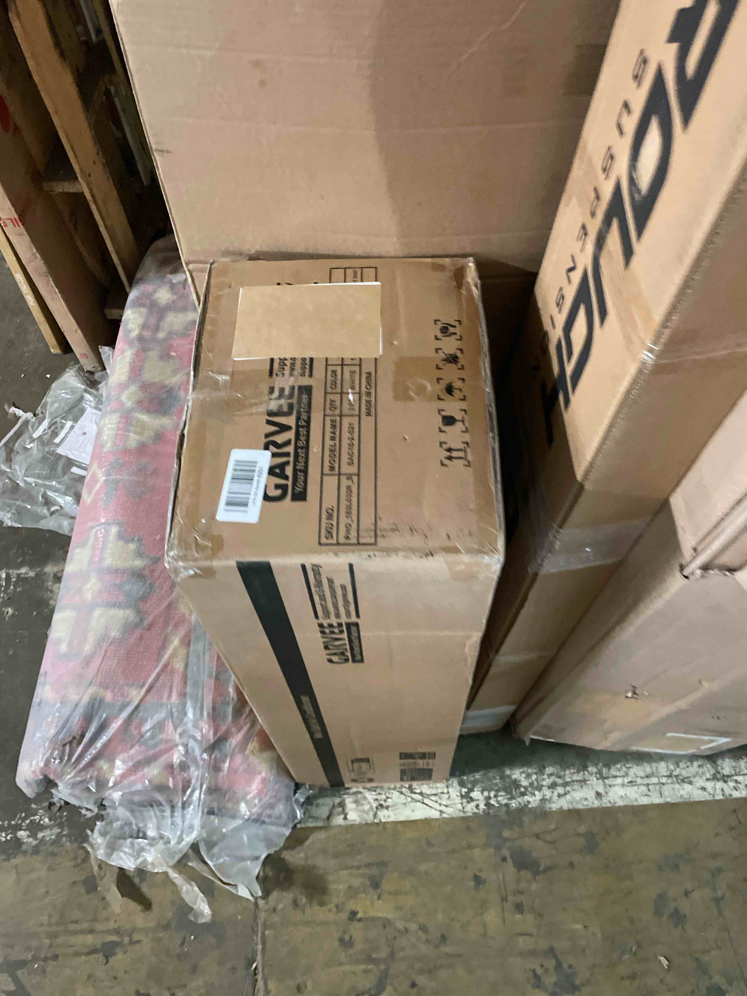 Condition photo showing As Is for mini split air conditioner garvee (incomplete box b only) 