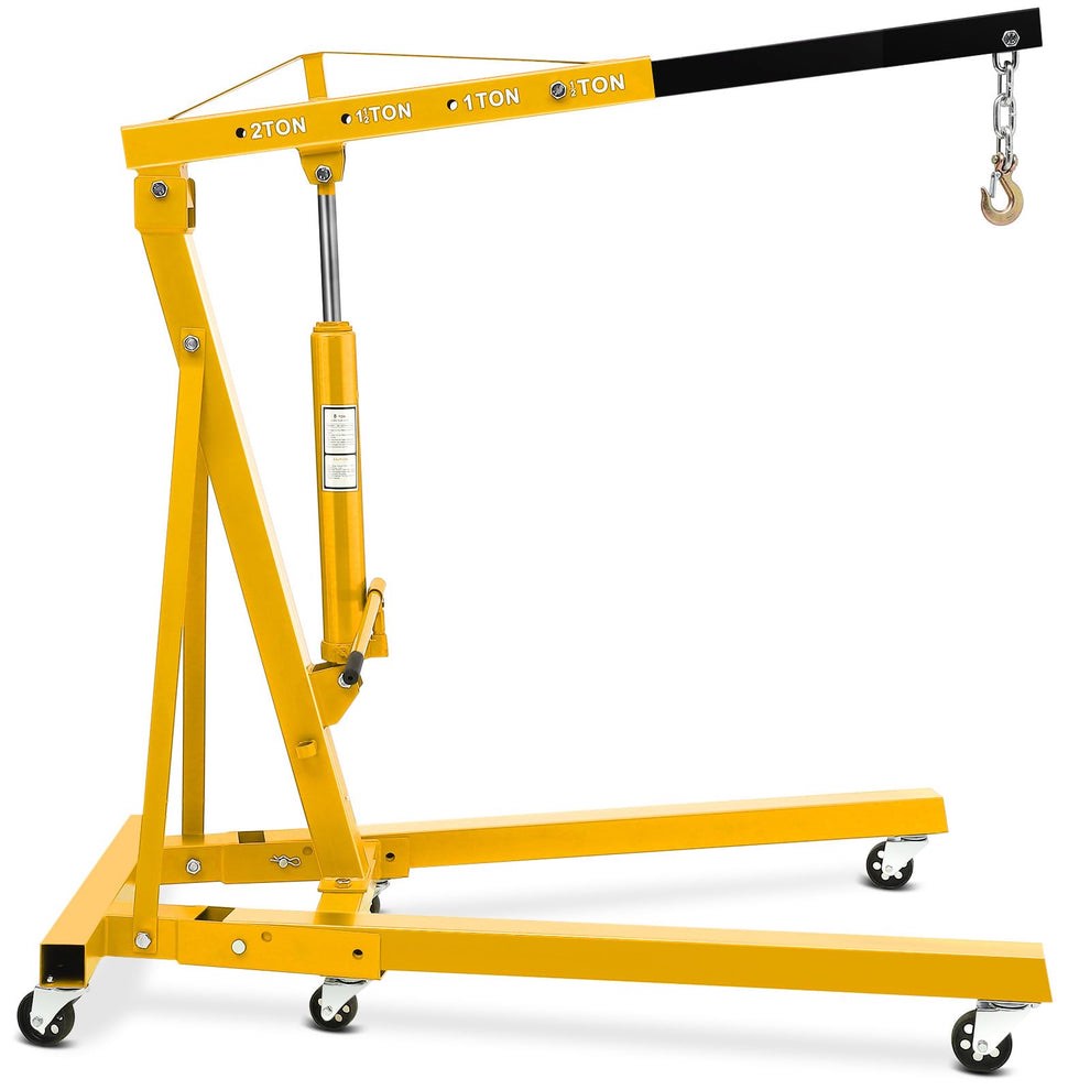 garvee engine hoist,2 ton 4000lbs folding hydraulic car engine motor crane lifter 