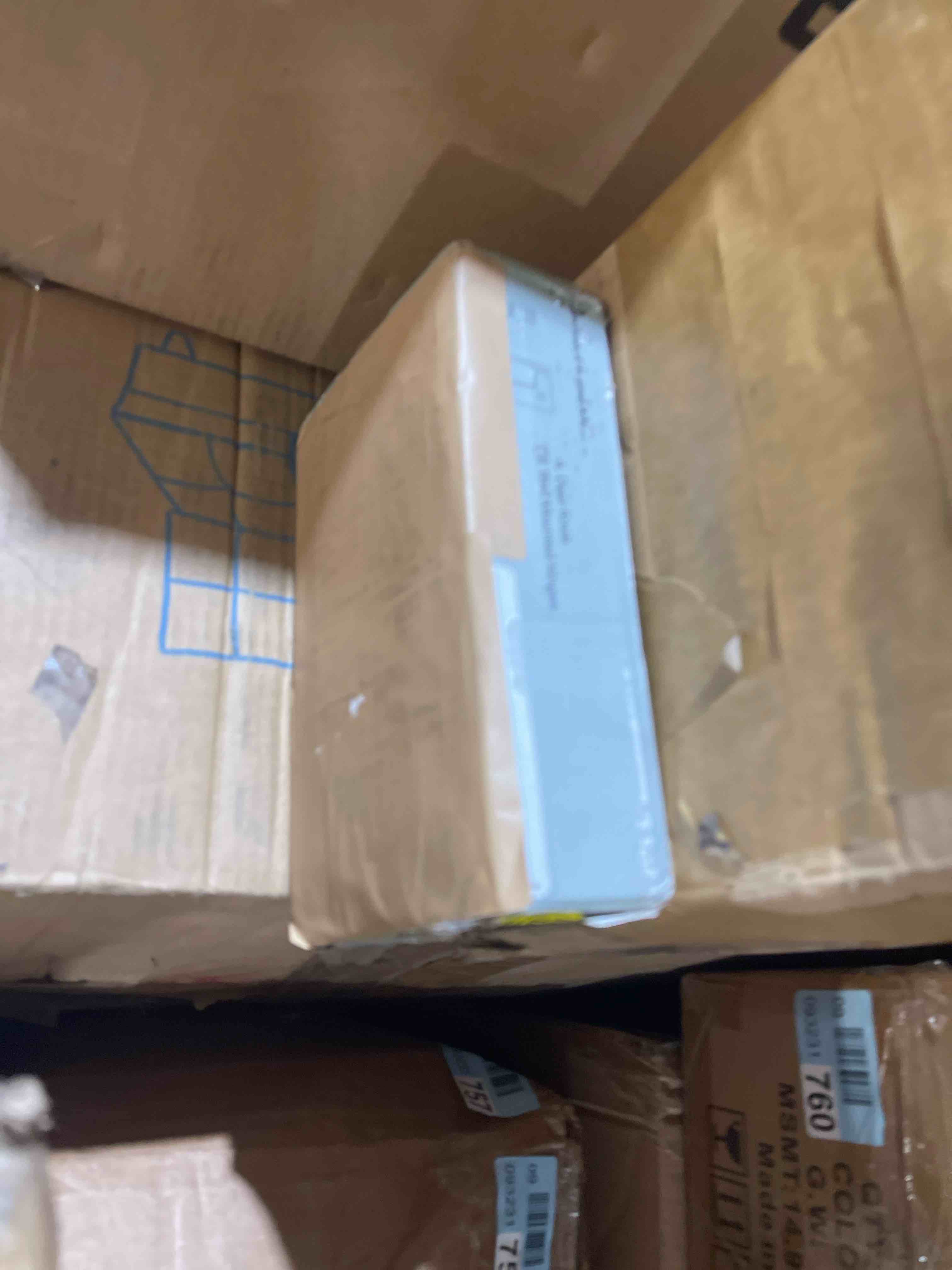 Condition photo showing New/Like New for illume 58 in. x 58.25 in. fully frameless hinge bathtub door 