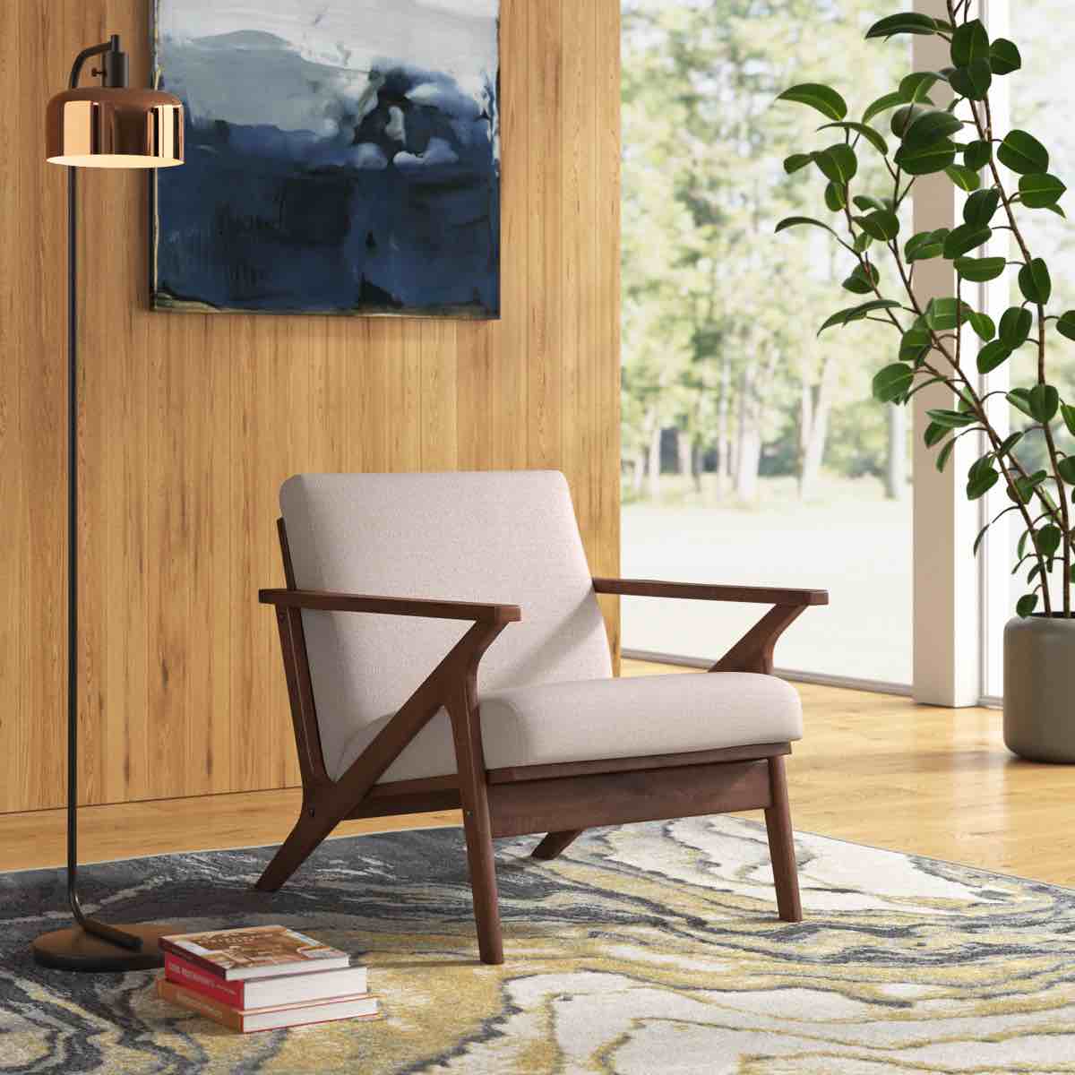 zola upholstered accent armchair