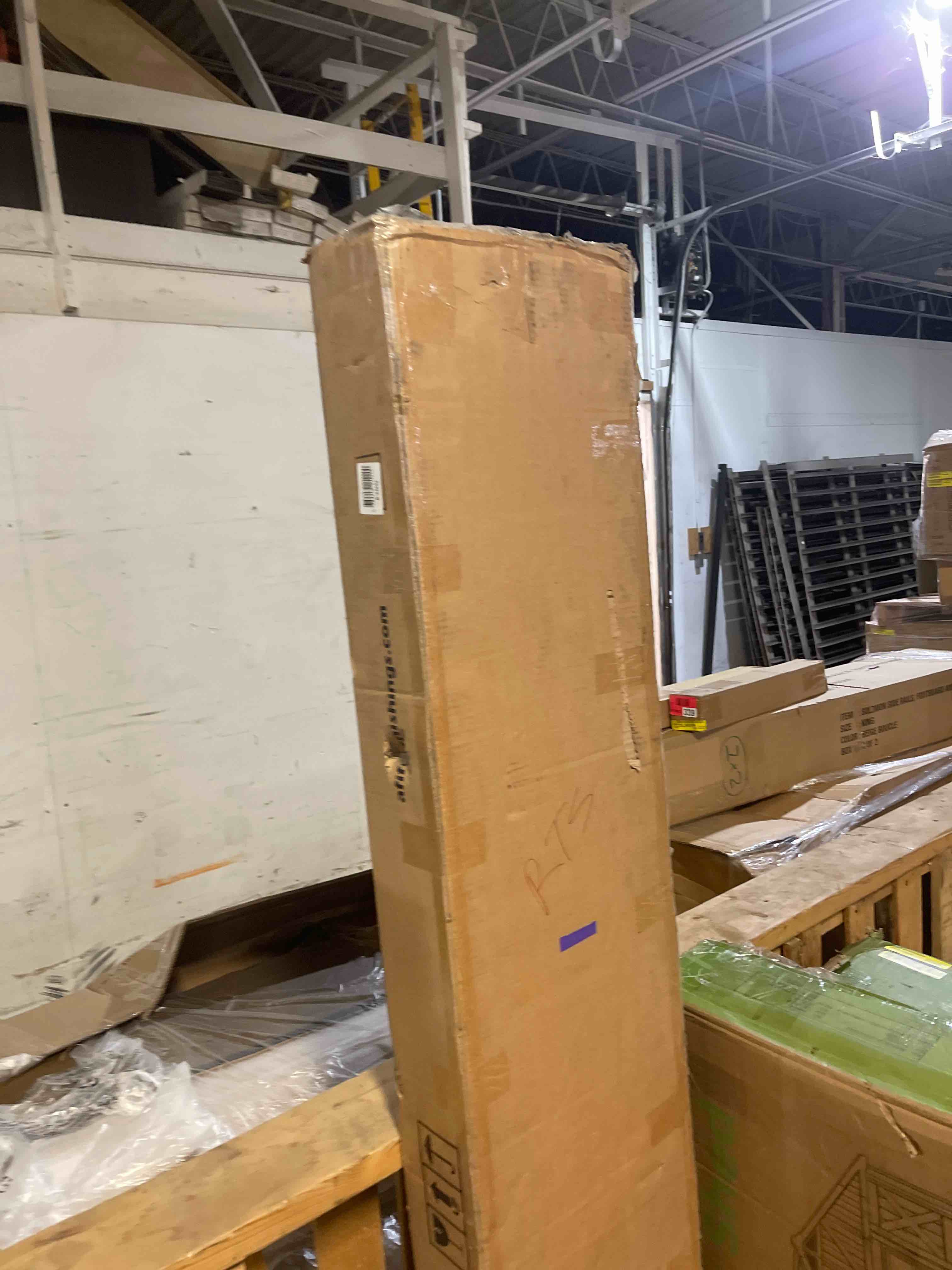 Condition photo showing As Is for blaisdell solid wood storage staircase bunk bed with roll out trundle