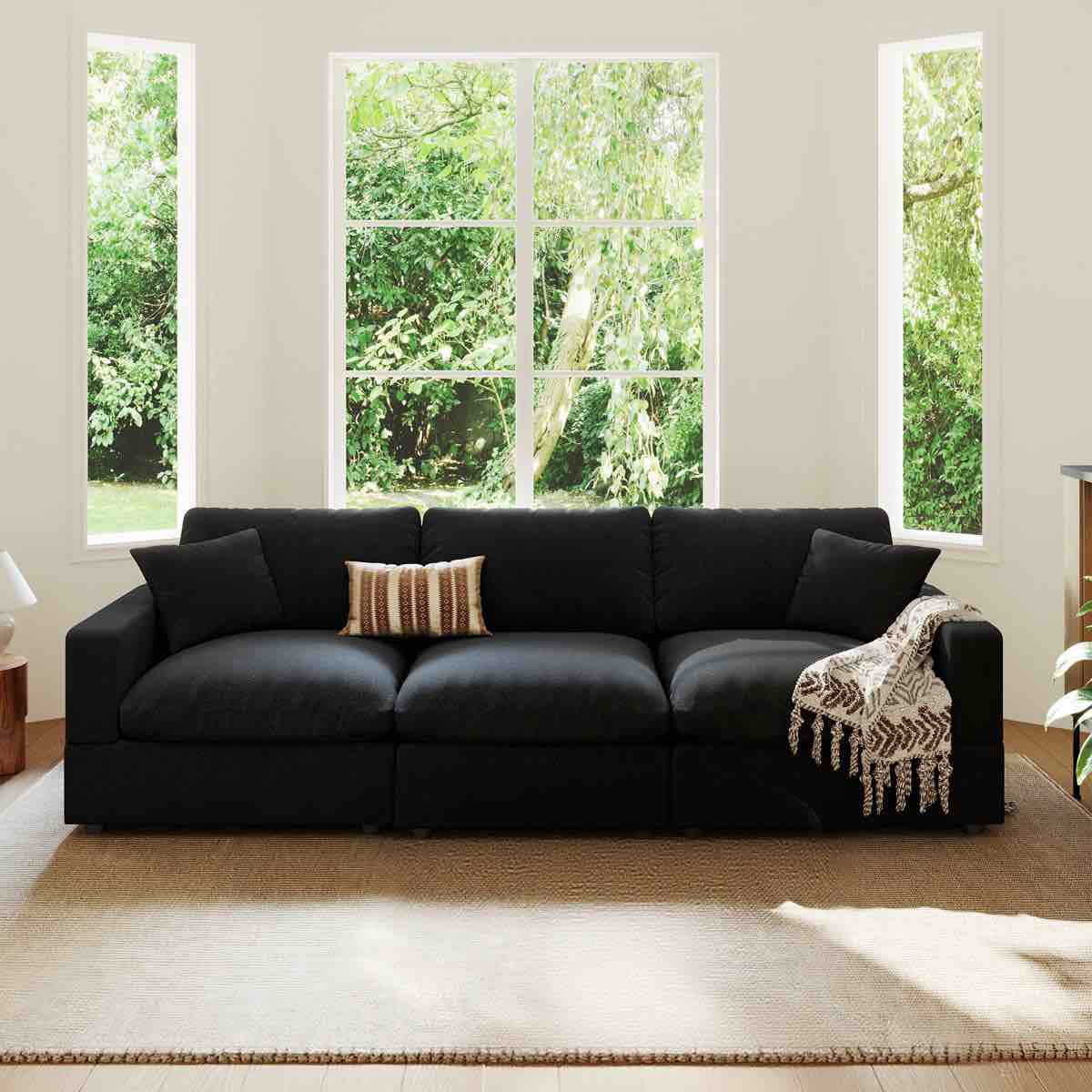 upholstered sofa, cloud couch modular sectional sofa couch for living room bedroom