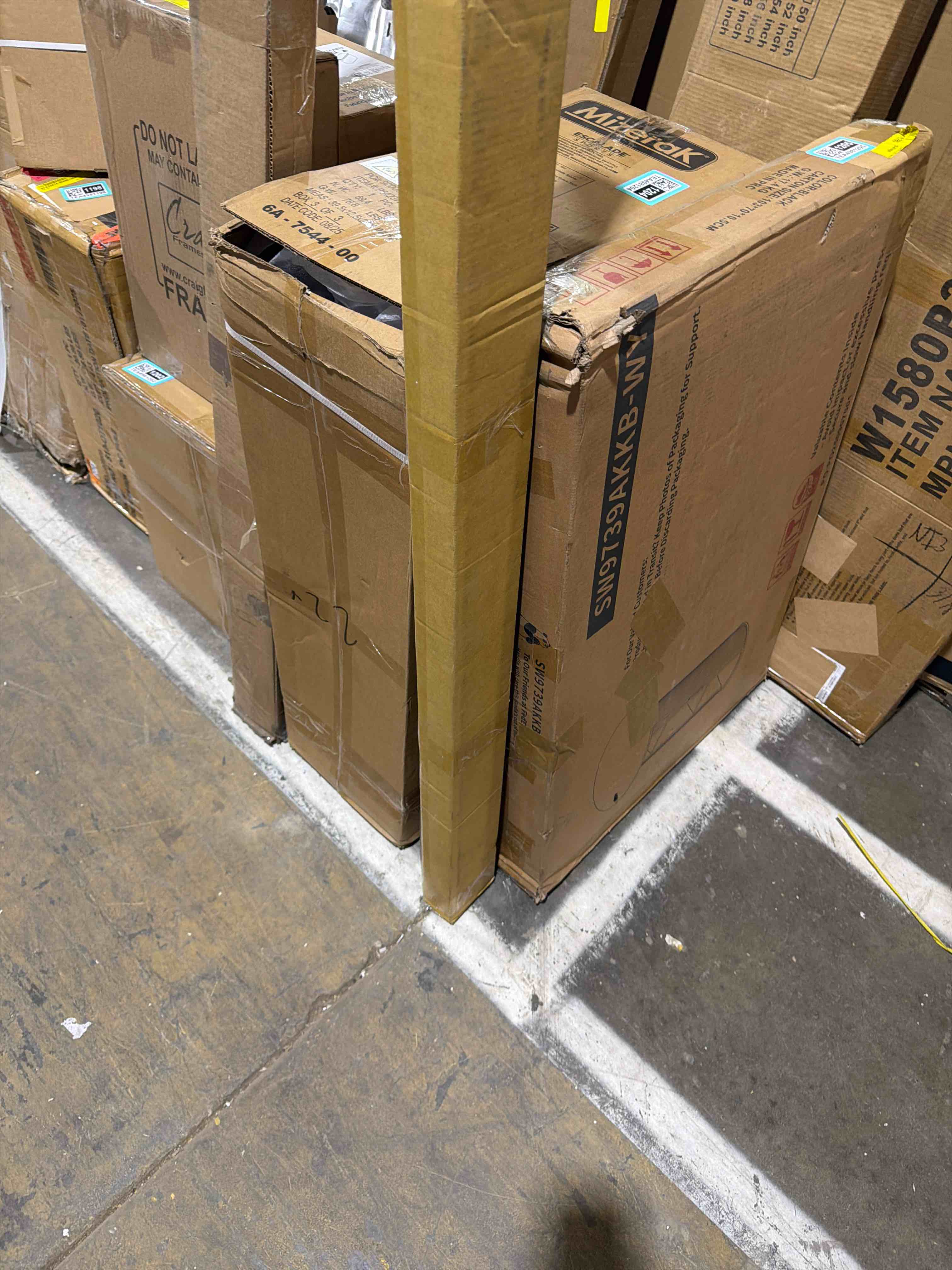 Condition photo showing New/Like New for semi-sheer light filtering pleated shade  