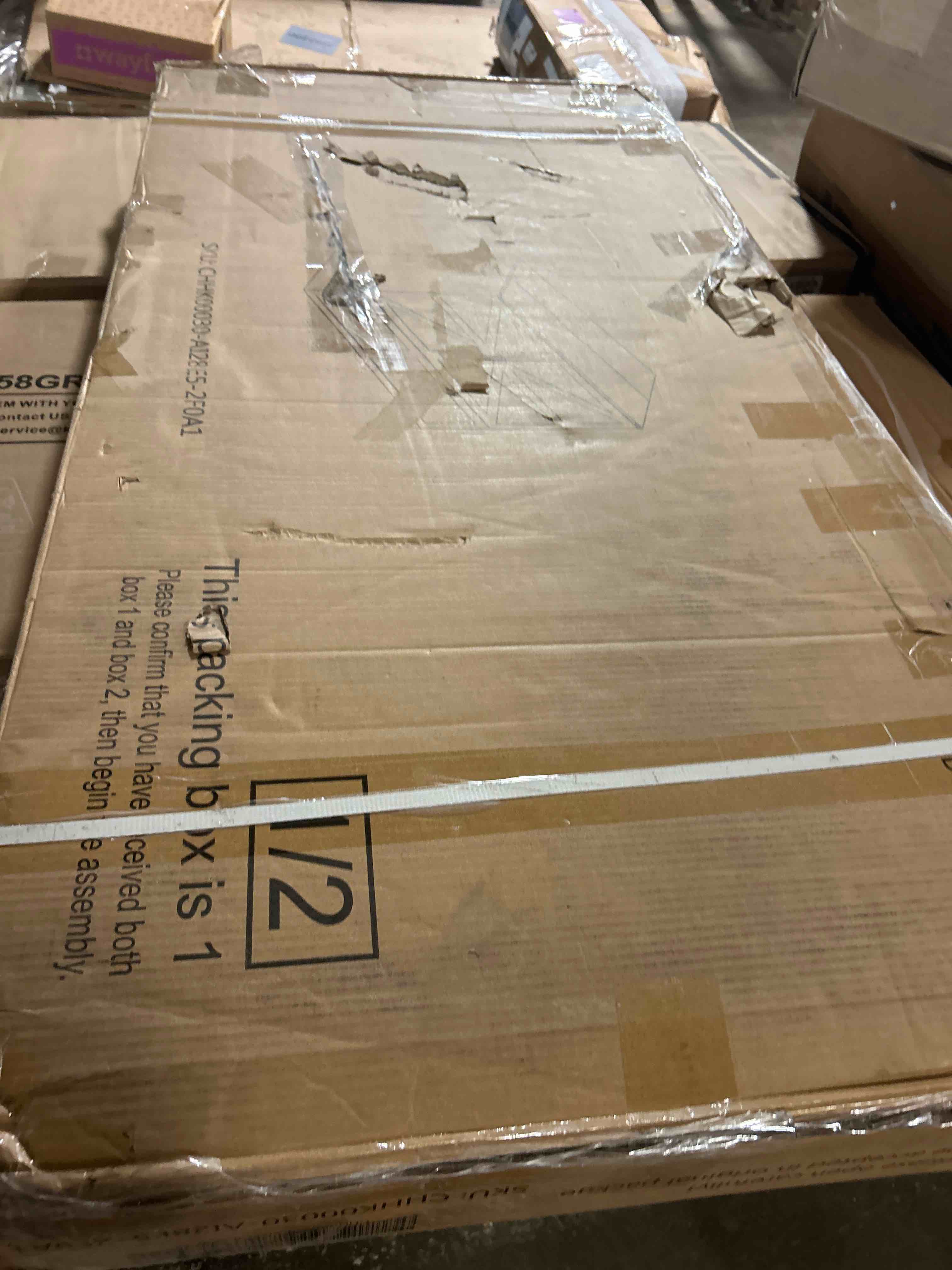 Condition photo showing As Is for colton foldable murphy bed(box 1 of 2)