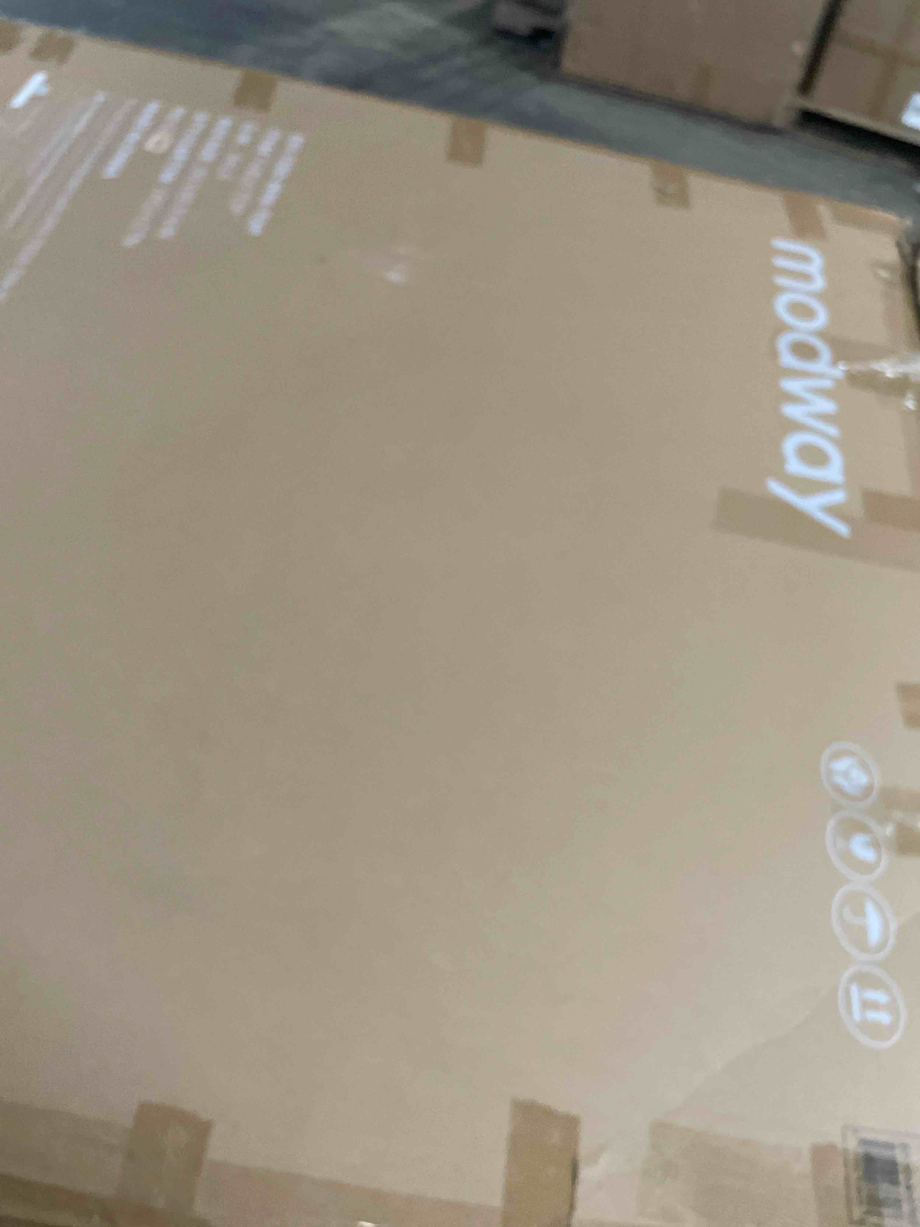 Condition photo showing As Is for modway white tabletop only