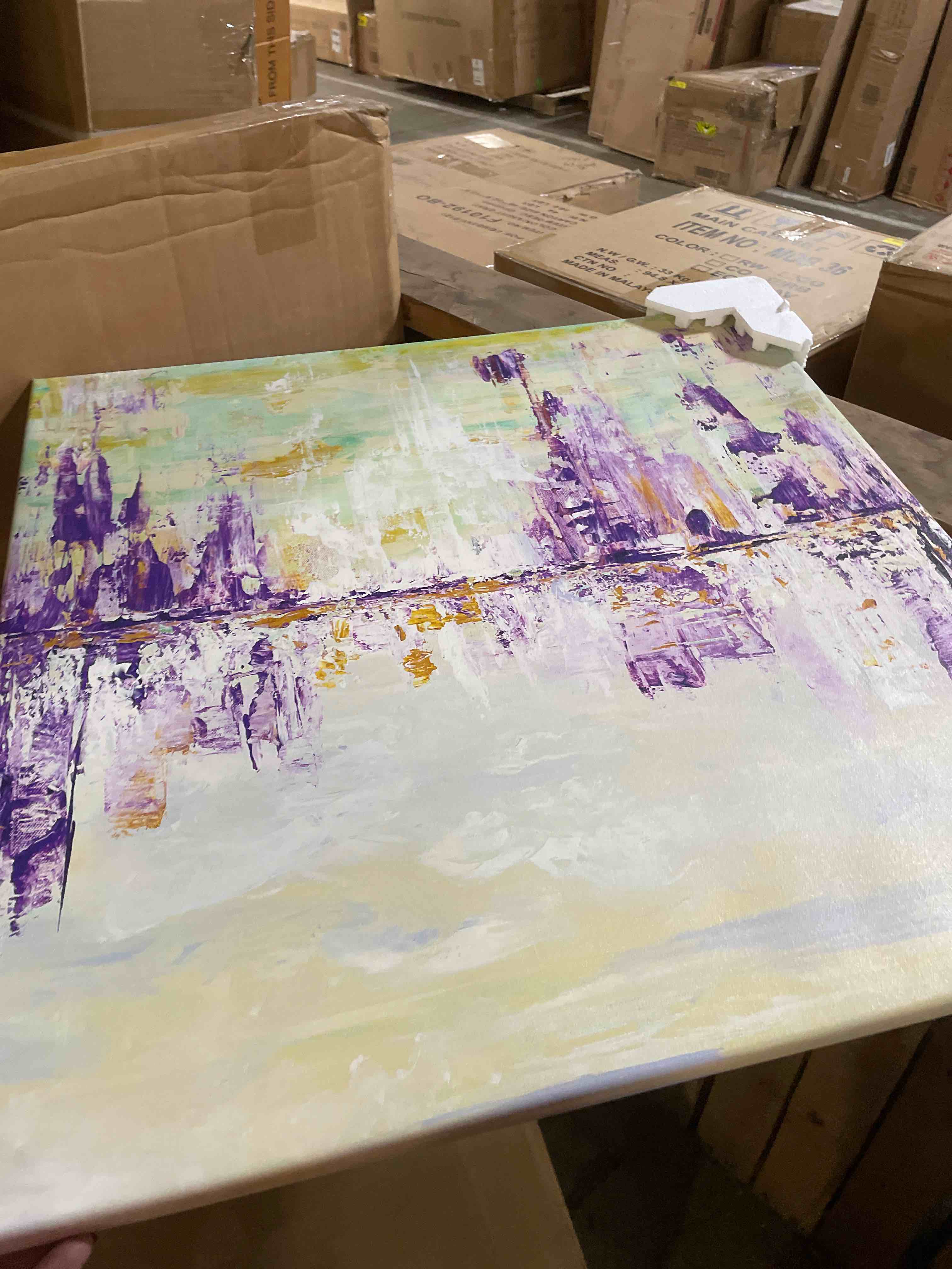 Condition photo showing Good Condition for winter whispering" by the artist shelley kyle. 