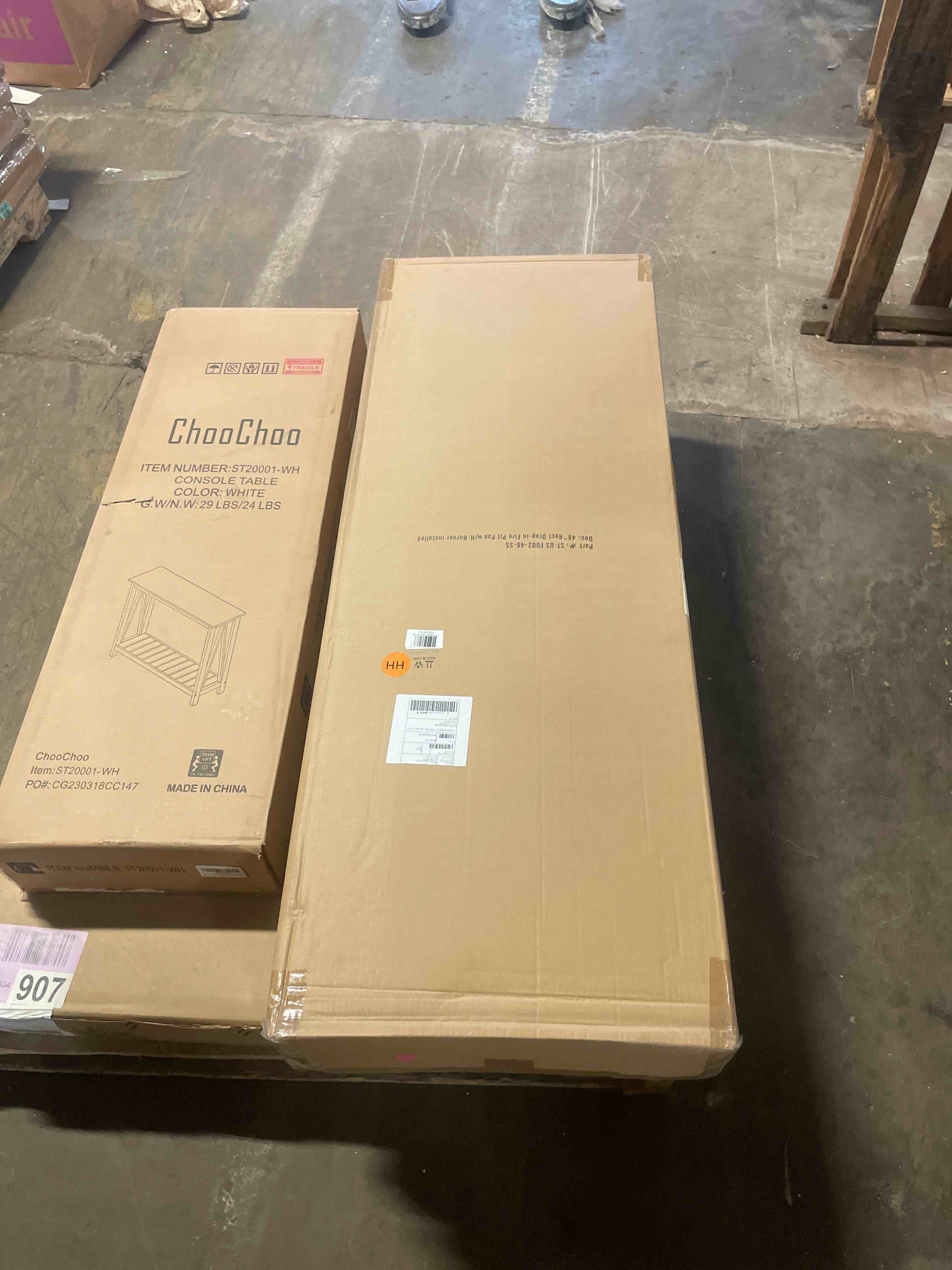 Condition photo showing New/Like New for celestial fire glass 48" x 6" linear drop-in fire pit pan with burner