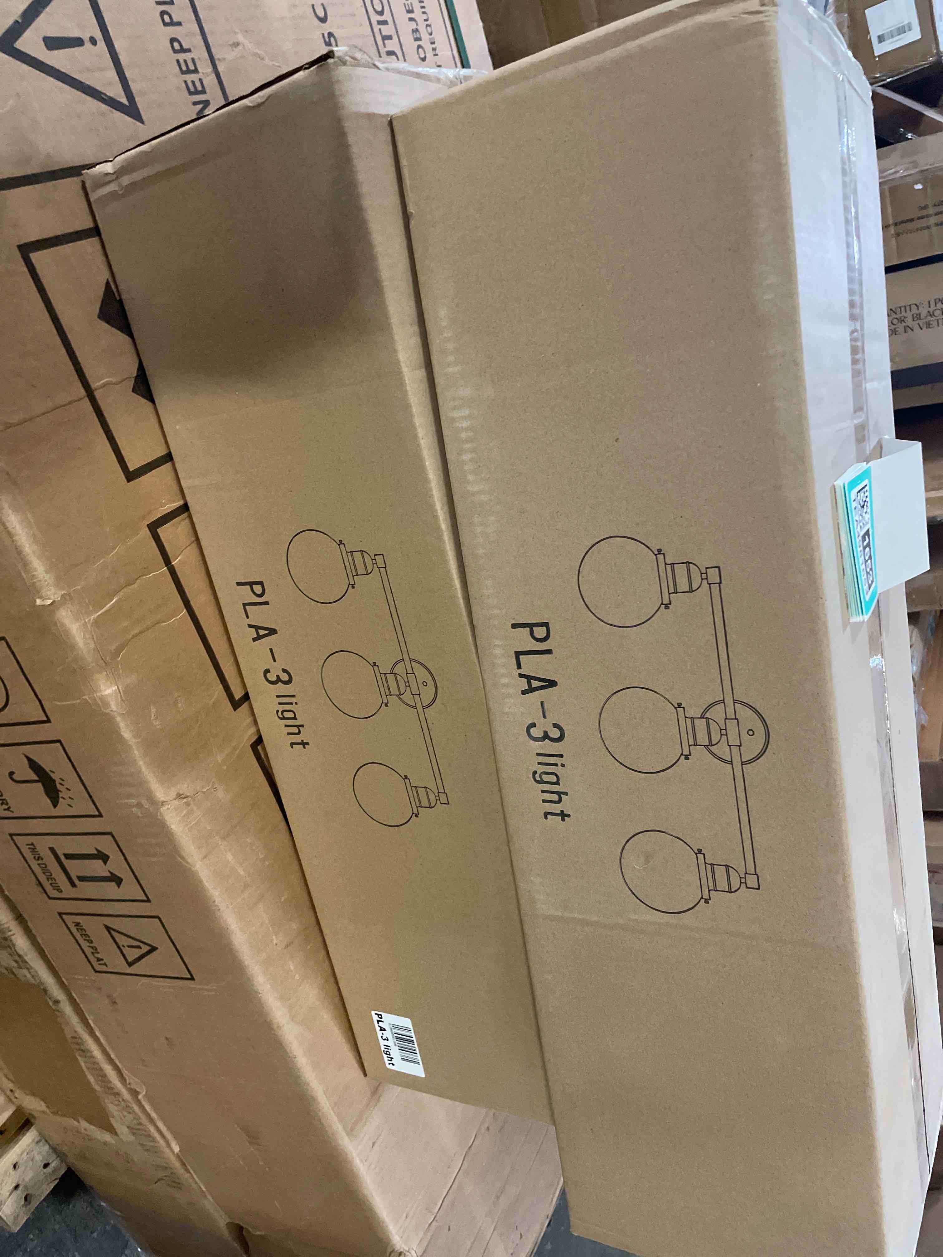 Condition photo showing New/Like New for modern brushed gold 3-lights vanity light fixtures with milky white glass ball shades, mid century brass wall sconce lighting fixtures over mirror, wall sconces for bathroom dressing table bedroom 3 light gold