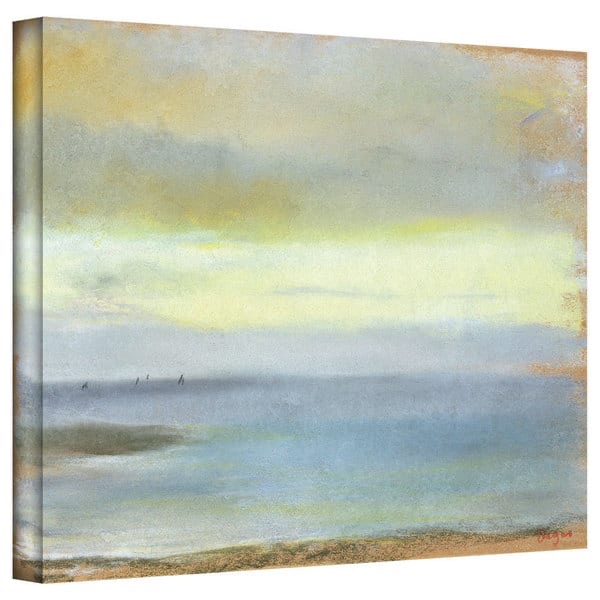 edgar degas marine sunset gallery-wrapped canvas art
