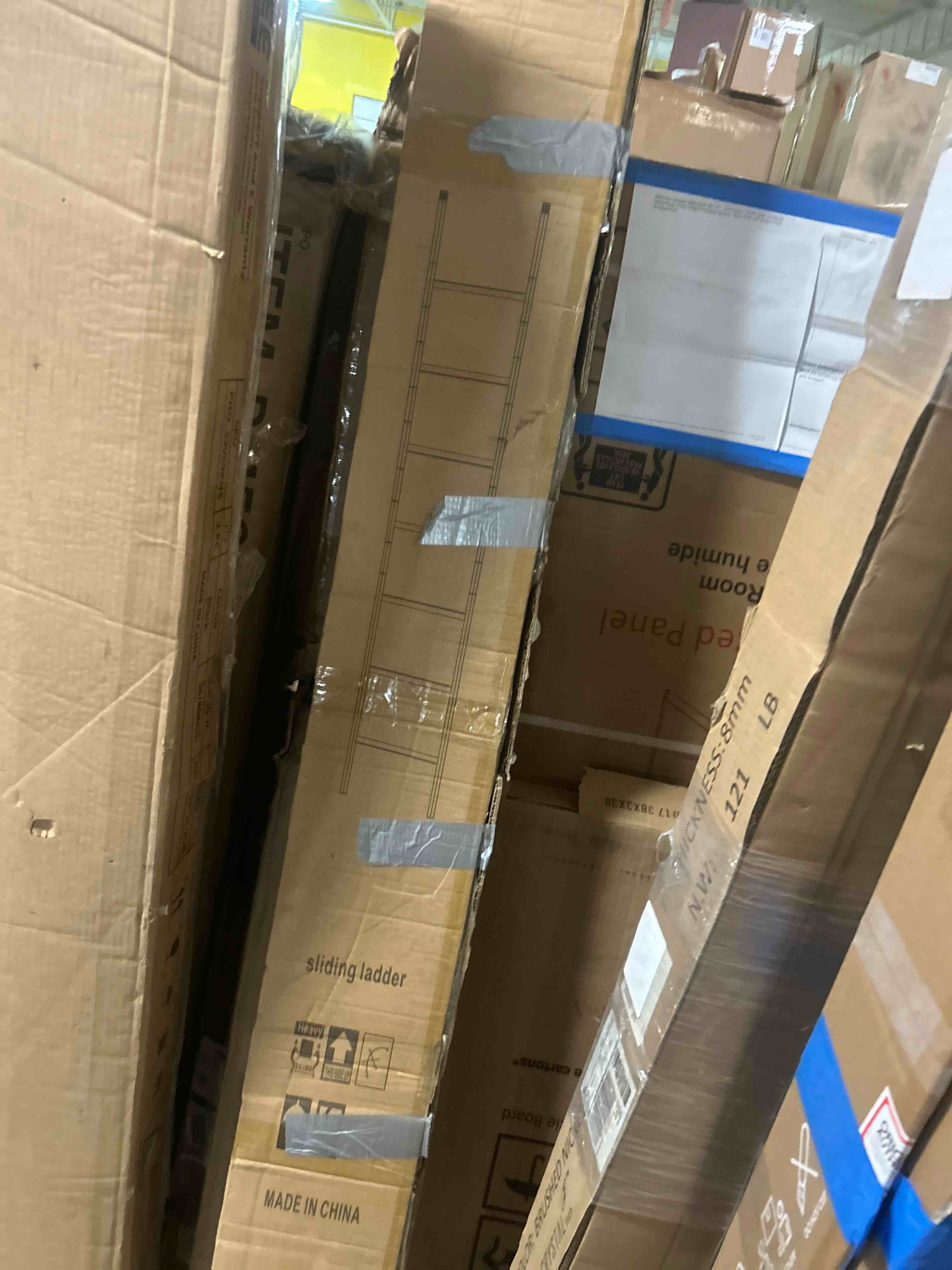 Condition photo showing New/Like New for 8ft/244cm wall mounted ladder, 8-rung heavy-duty metal wall mounted step stair, 355 load capacity, black industrial pipe loft bed ladder, for attics, dormitories, duplexes, cabins