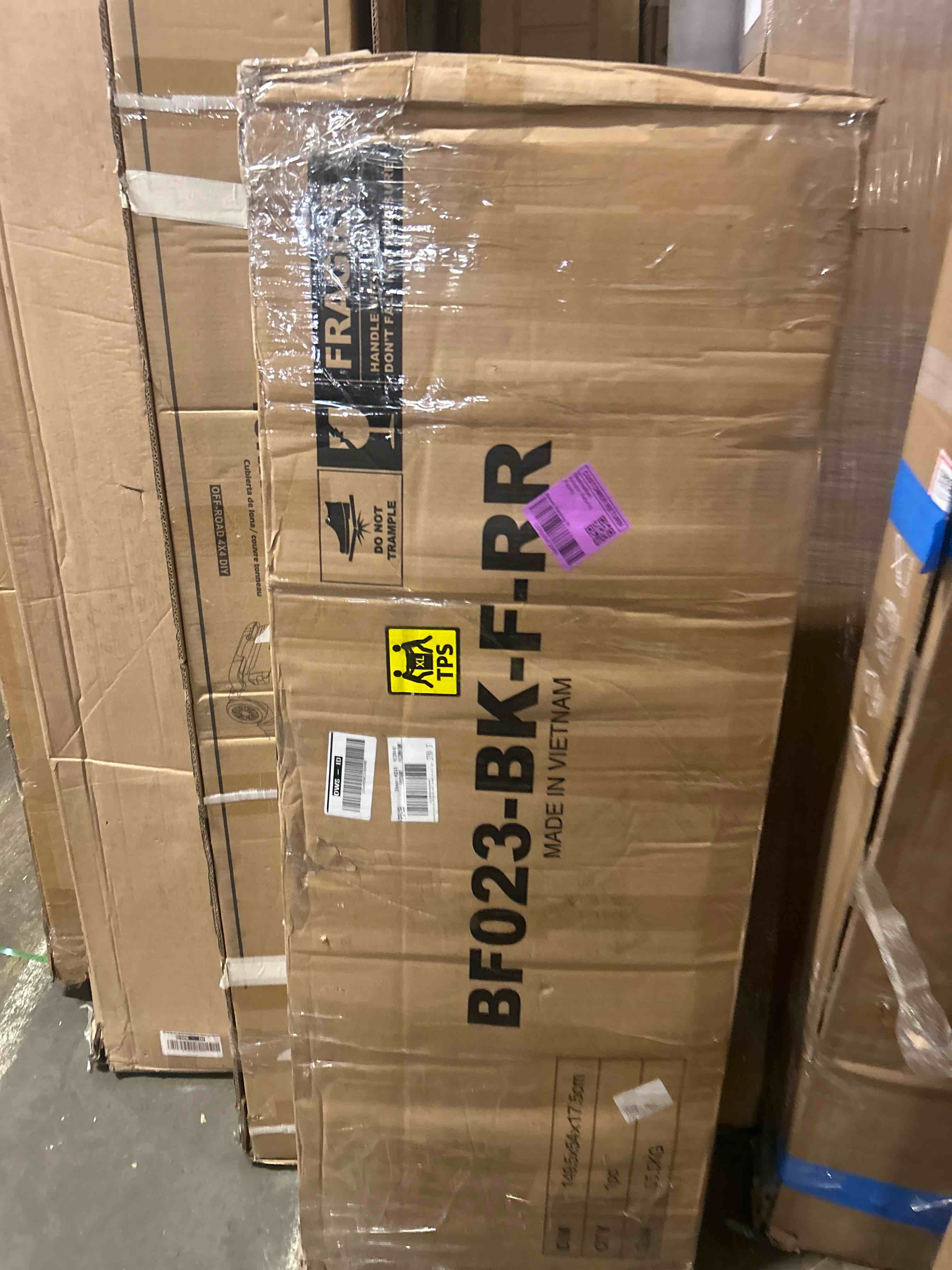 Condition photo showing New/Like New for rolanstar full bed frame with headboard, bed frame full with led lights, camas full size bed with charging station, solid metal slats, noise free, no box spring needed, black black full wood headboard