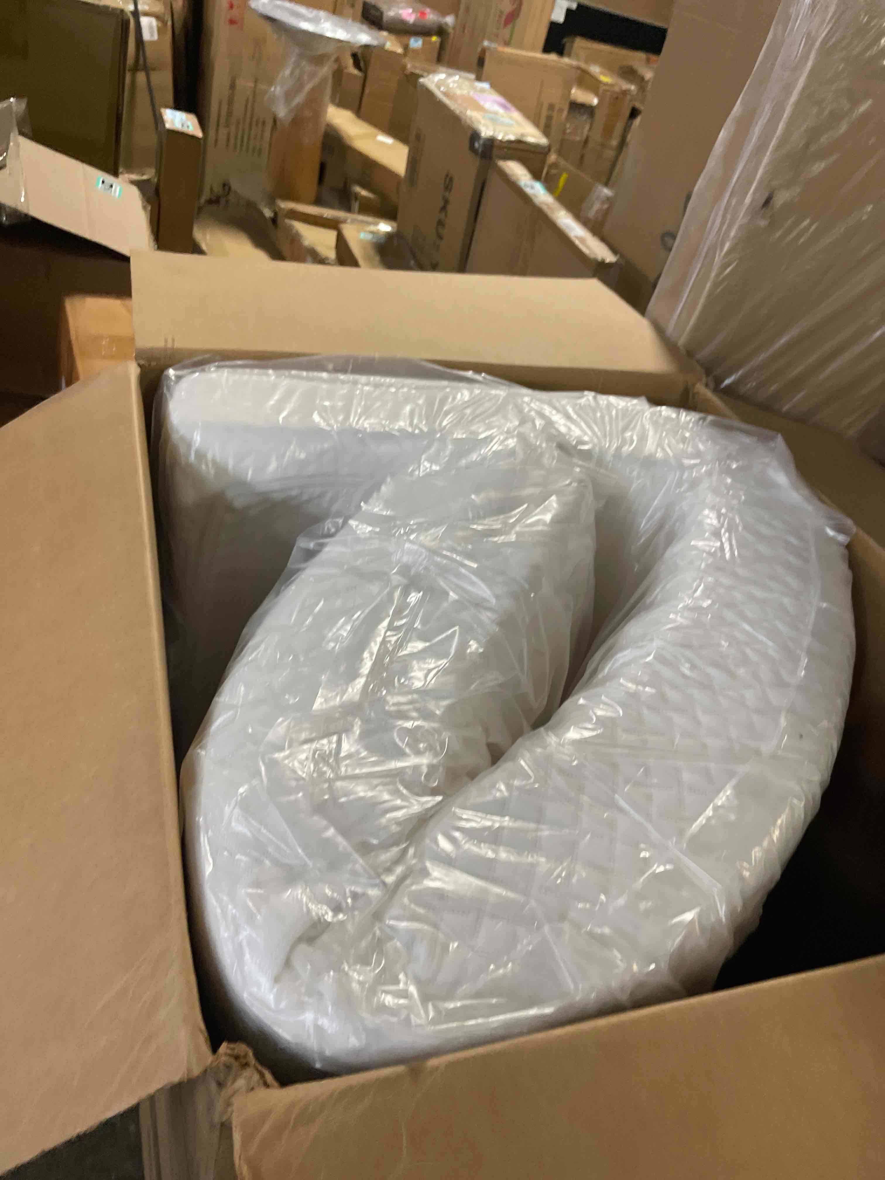 Condition photo showing New/Like New for babelio ergonomic zoning crib mattress dual-sided memory foam waterproof 6" thick toddler mattress with zipper cover, fits standard crib crib mattress cloudzone