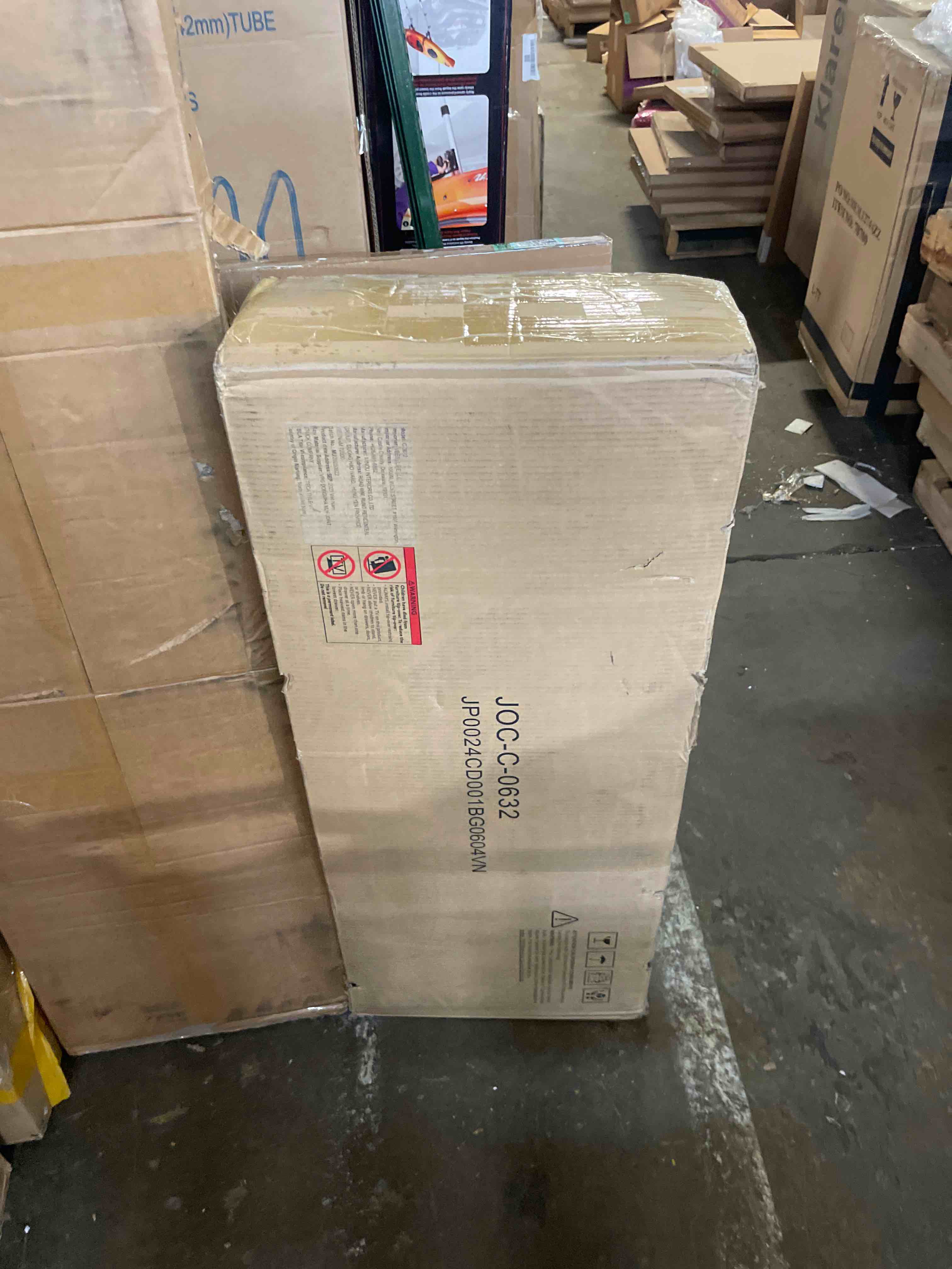 Condition photo showing New/Like New for jocoevol black 6 drawer dresser for bedroom, 15.3" d x 47.2" w x 32.3" h in simply modern chest of drawers, wood storage double dresser with deep drawers for living room, hallway entryway, black