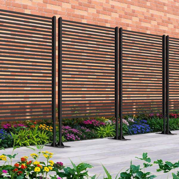 metal outdoor privacy screen