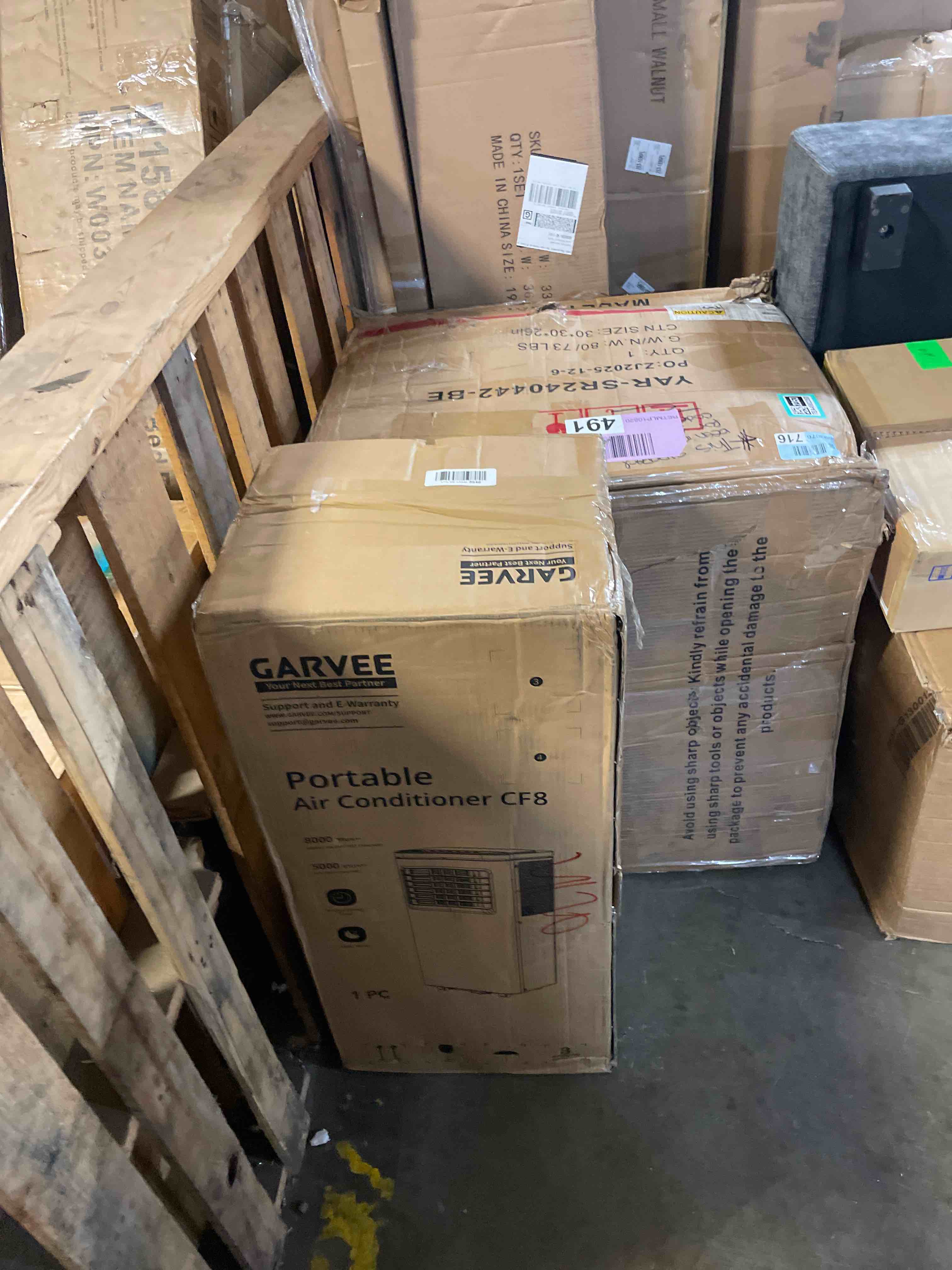 Condition photo showing New/Like New for garvee 8,000 btu portable air conditioner with cooling and dehumidification