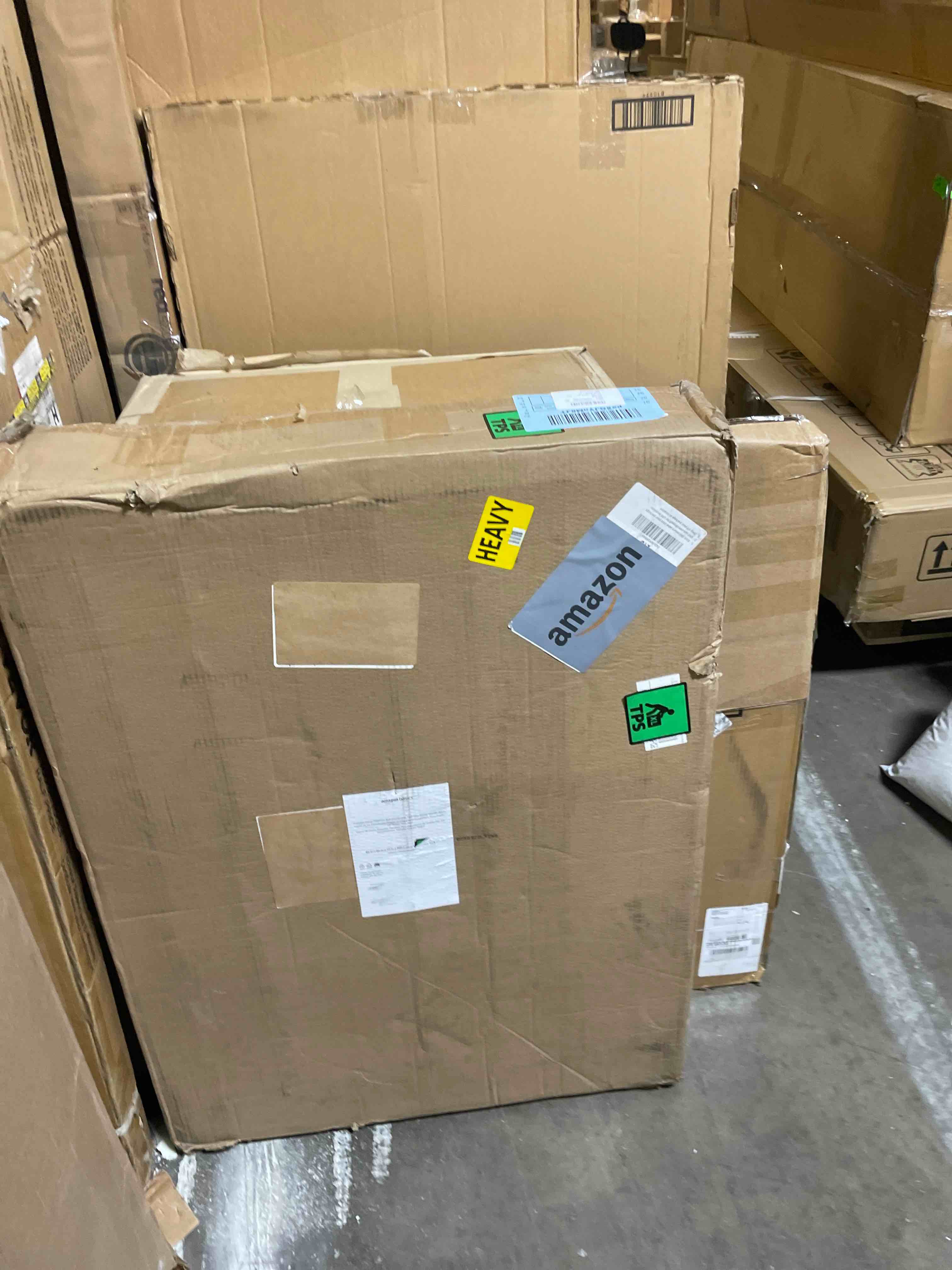 Condition photo showing New/Like New for amazon basics bed frame with storage, foldable metal platform, sturdy steel, no box spring needed, 14-inch high, tool-free setup, queen size, black queen 14 inch ( foldable)