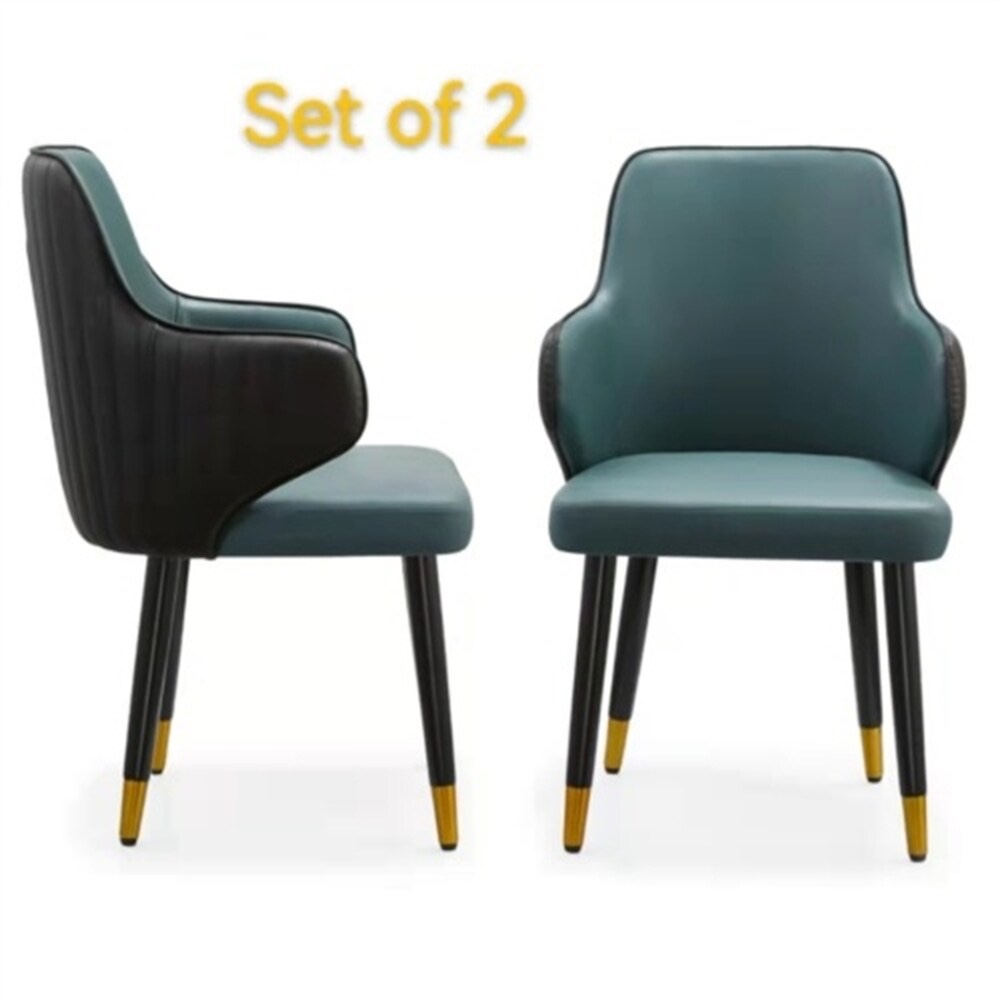 Dining Chairs Modern Elegant Microfiber Leather ( Set of 2 )
