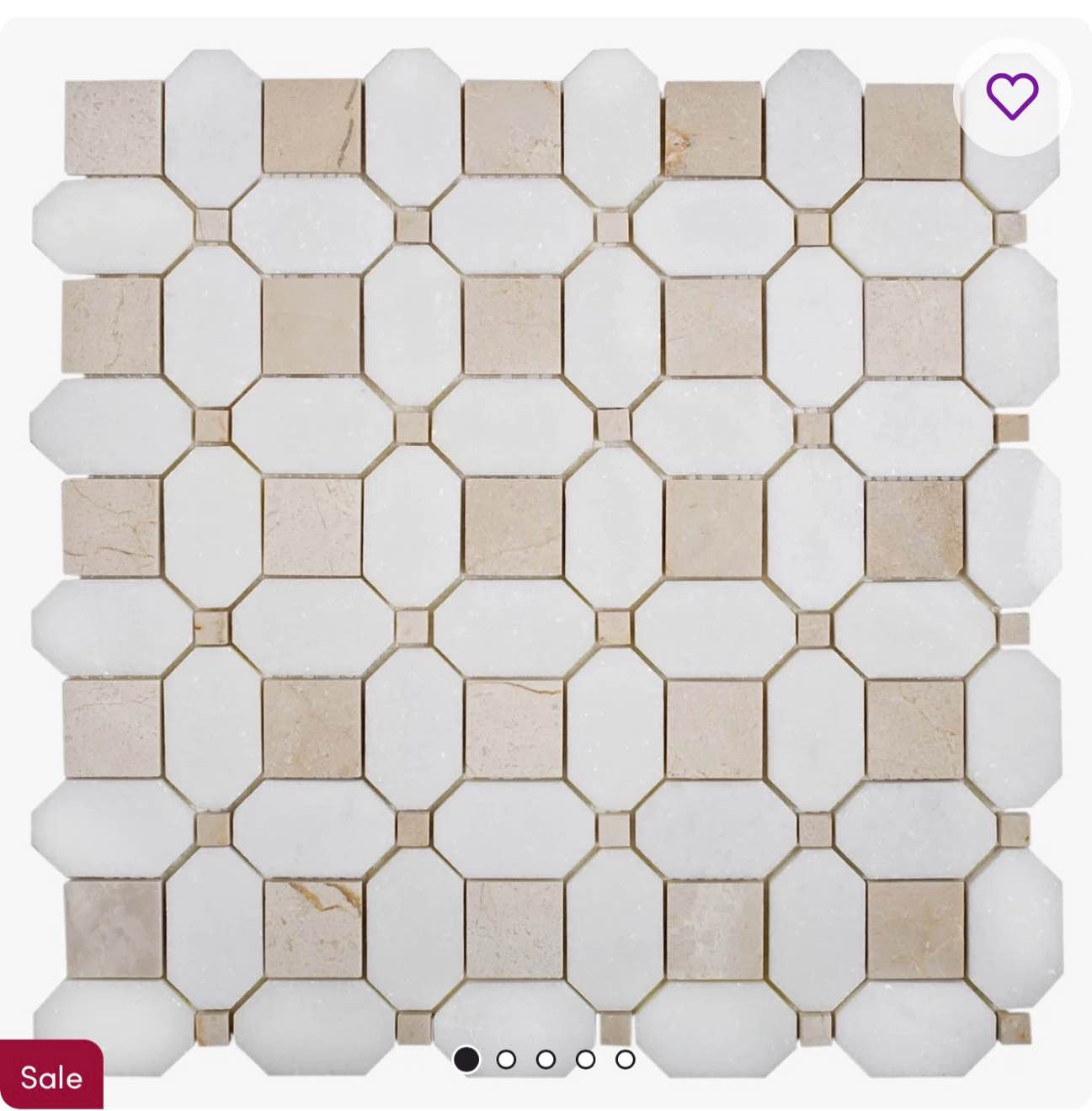 12.2" x 12.2" Mosaic Wall & Floor Tile