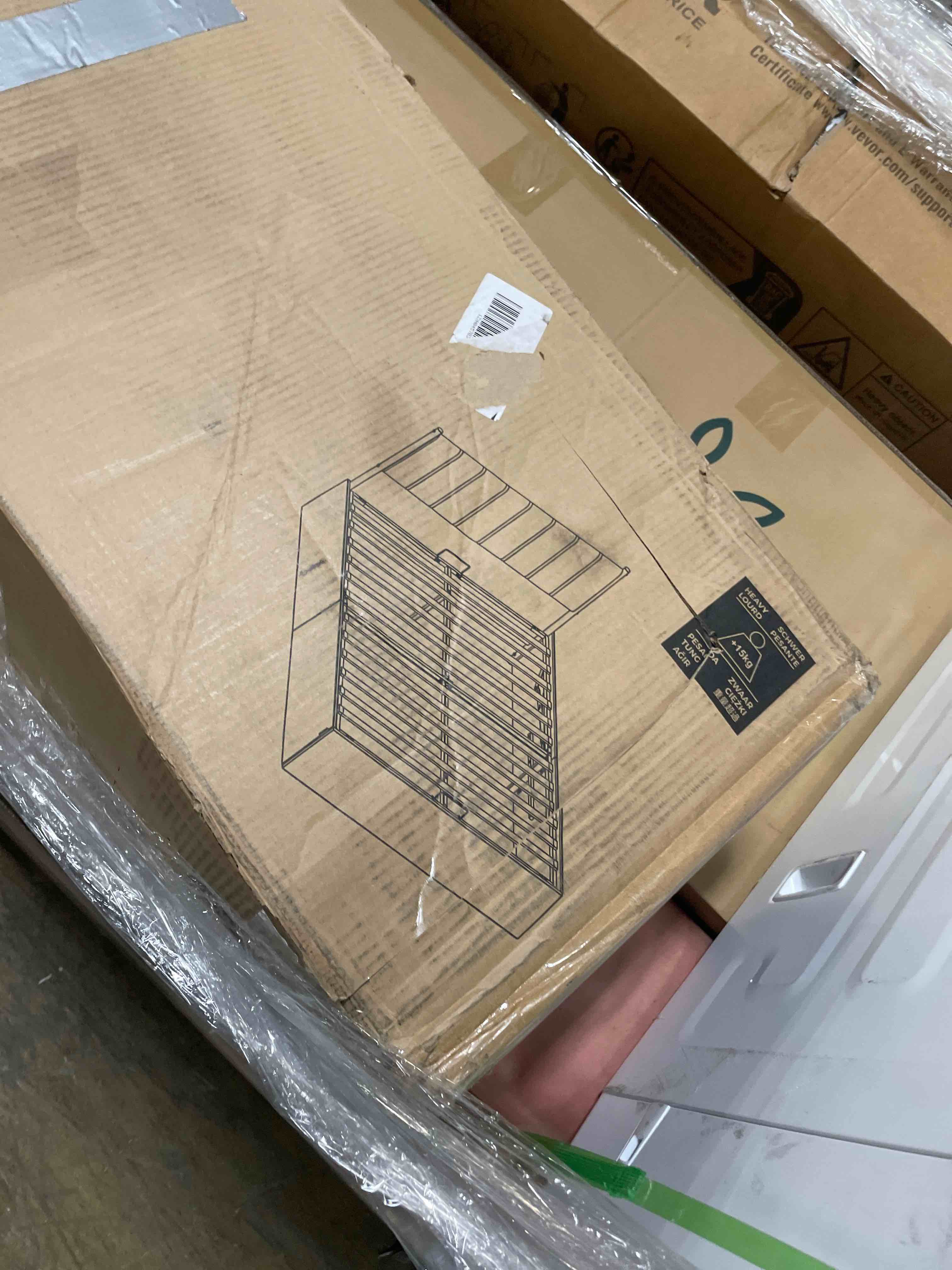 Condition photo showing Good Condition for full bed frame with 4 drawers and storage headboard, upholstered platform bed frame full size with led lights and handy charging station, no box spring needed, easy assembly, noise free, beige