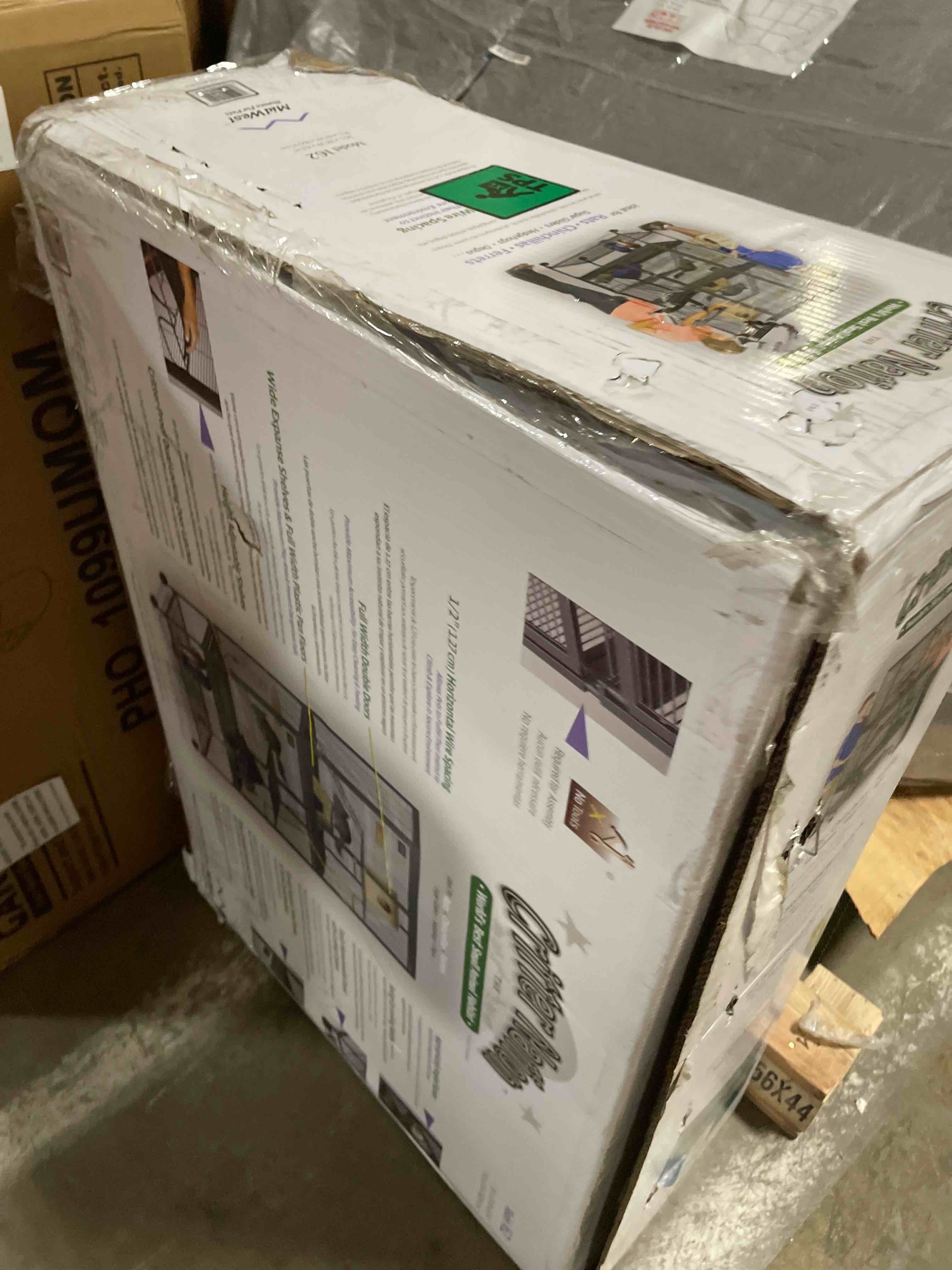 Condition photo showing Good Condition for midwest homes for pets critter nation double unit small animal cage, 4 tiers, includes pan, shelf, ramp & cover, for rats, ferrets, chinchillas, sugar gliders sliver 36.0"l x 24.0"w x 63.0"h