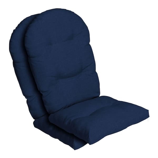 arden selections outdoor plush modern tufted rocking chair cushion,20 x 18, sapphire blue leala