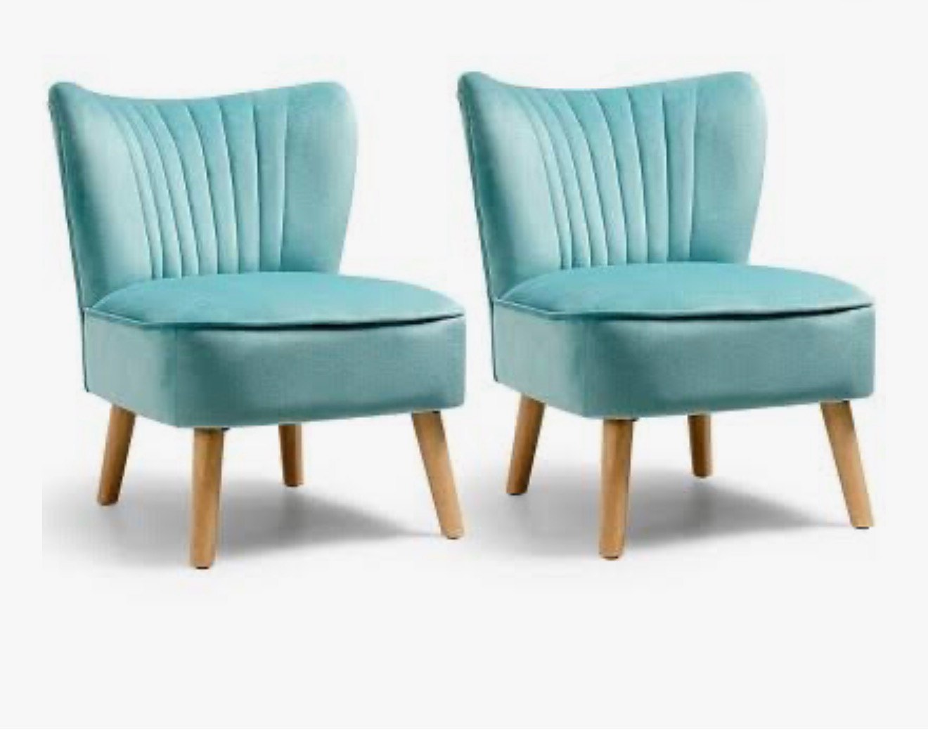 Set of 2 Leisure Single Sofa Chairs