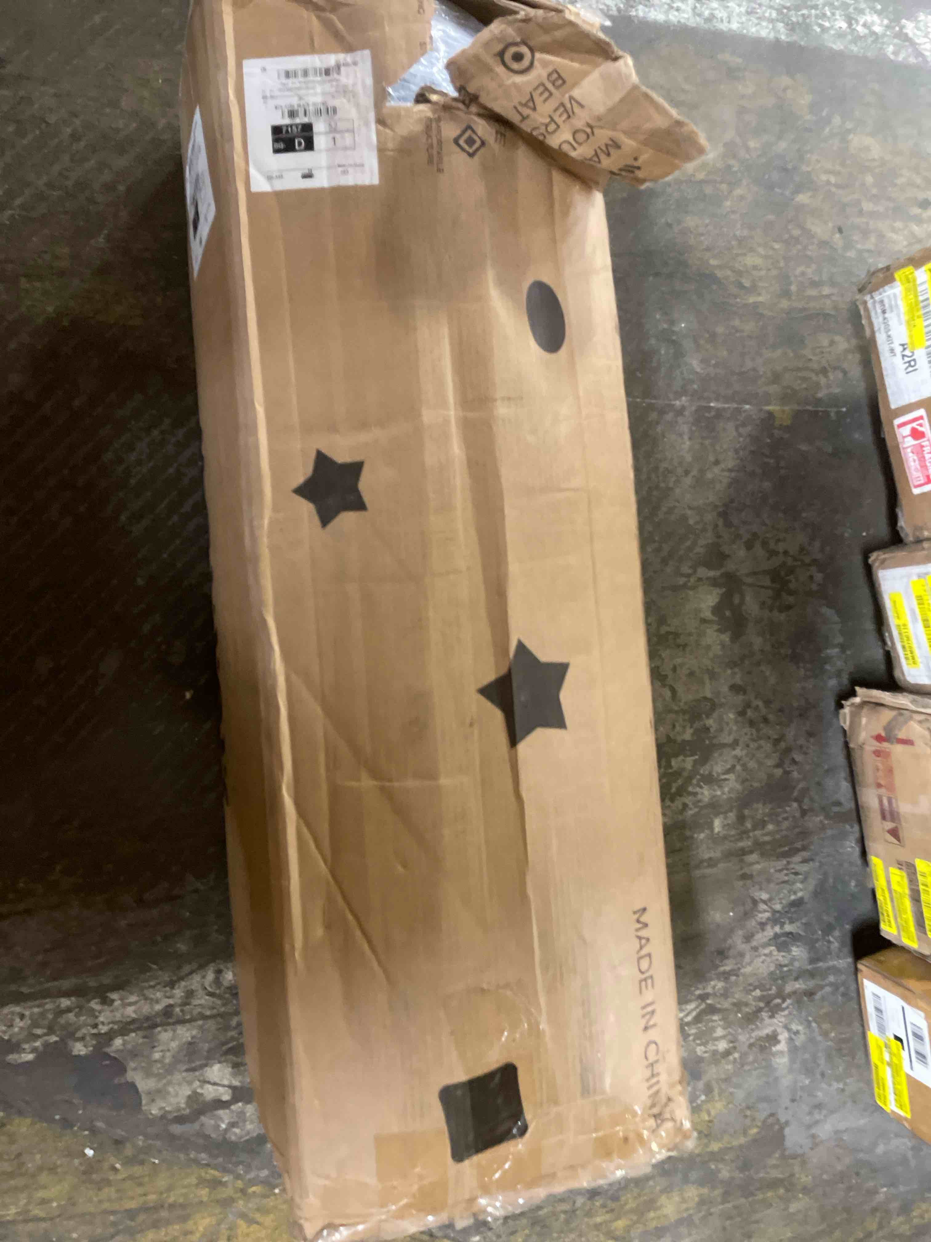 Condition photo showing New/Like New for (incomplete)(2boxes)108" modular sectional sofa boneless couches for living room, l-shaped cloud couch with oversized chaise, corduroy upholstered with deep seat couch, no assembly for apartment bedroom, black