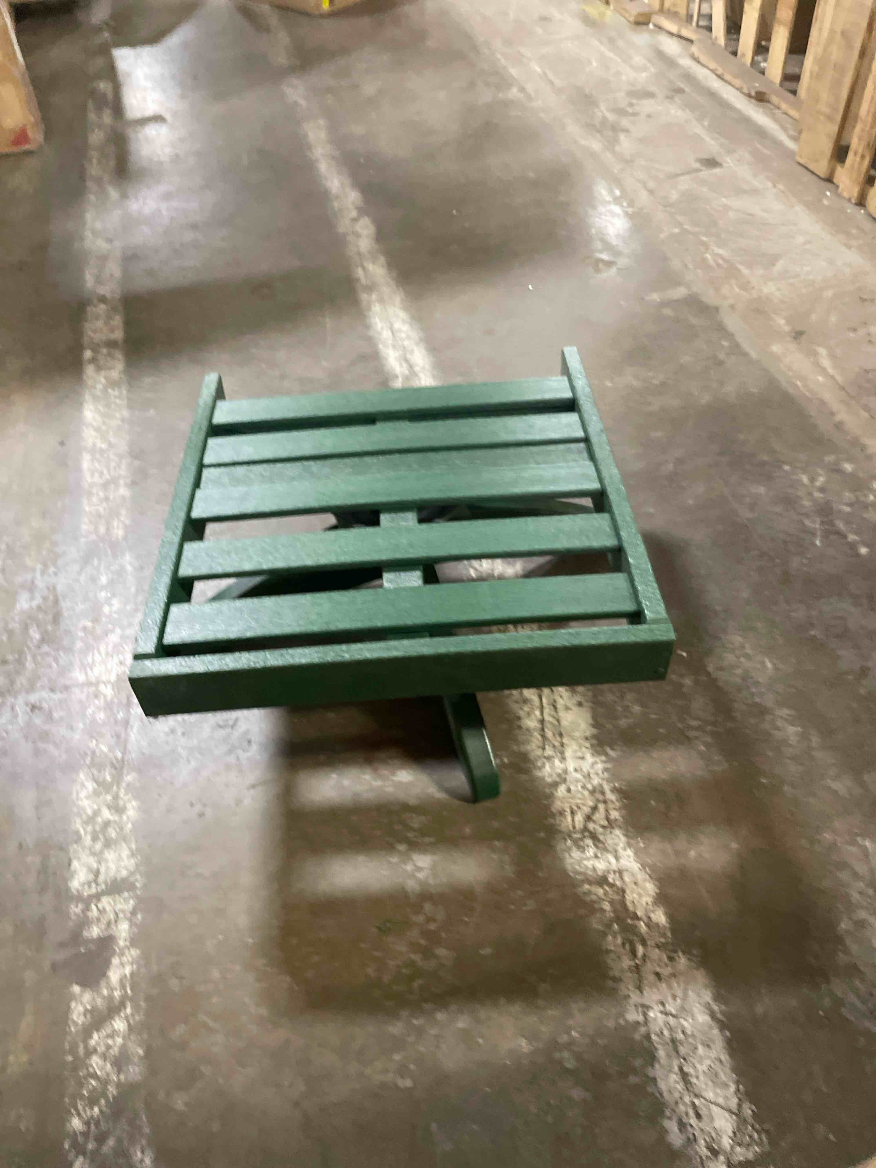 Condition photo showing Good Condition for (similar)serwall adirondack swivel glider chair, hdpe patio glider set of 2, all-weather glider chair for porch, balcony, green