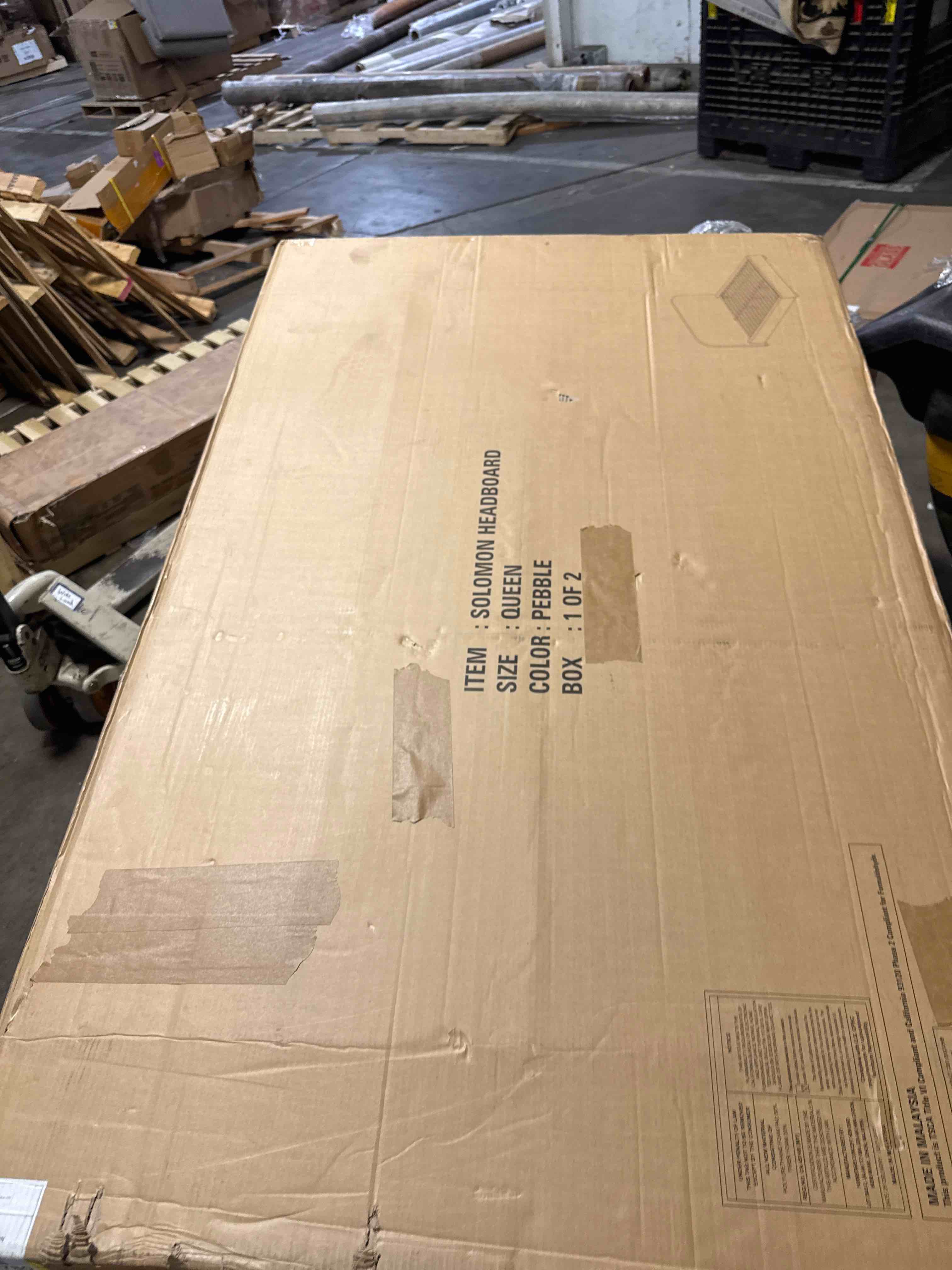 Condition photo showing Good Condition for pebble queen bed (headboard only)