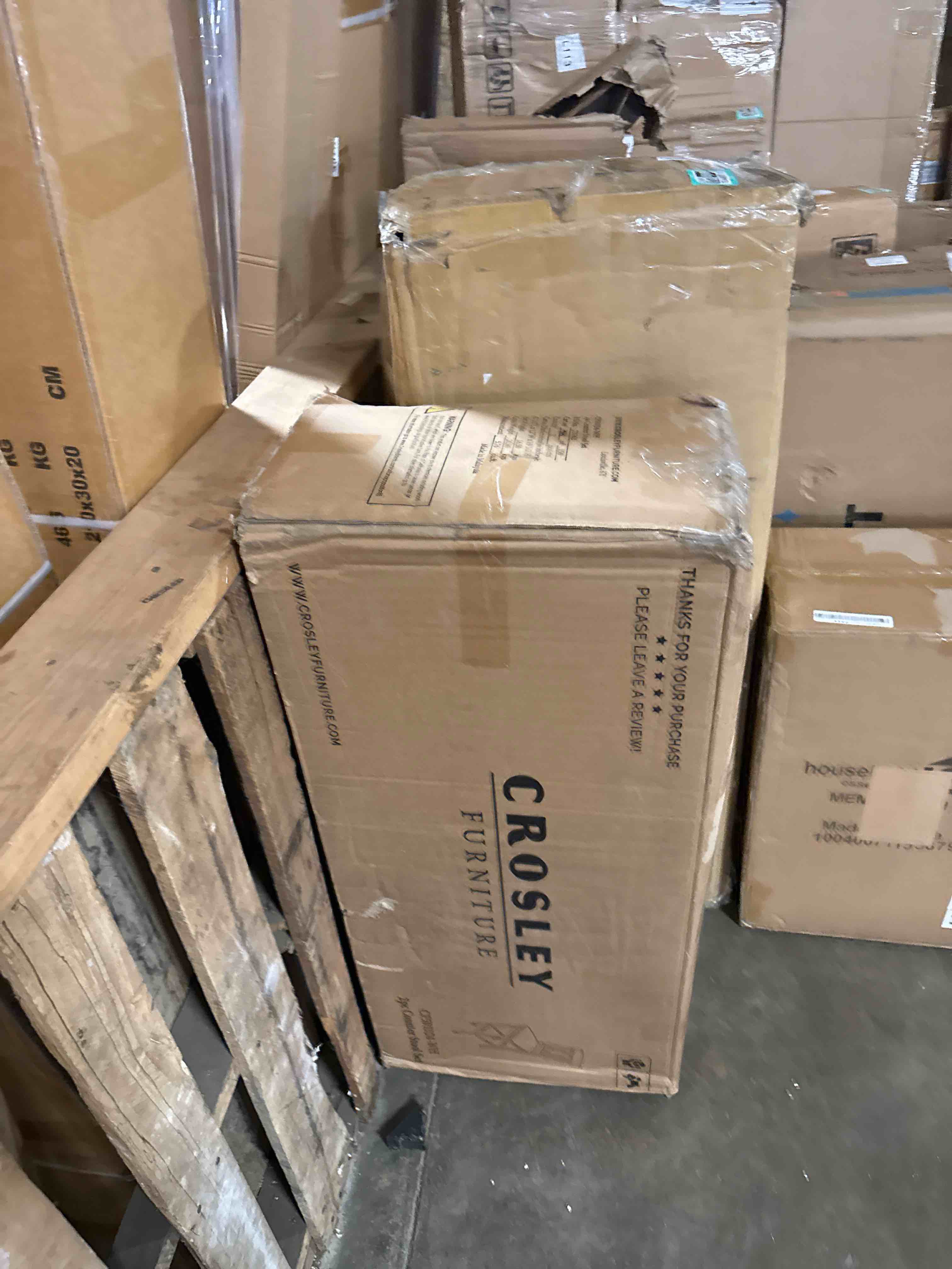 Condition photo showing New/Like New for crosley furniture shelby wood x back counter height bar stools set of 2 stool seating
