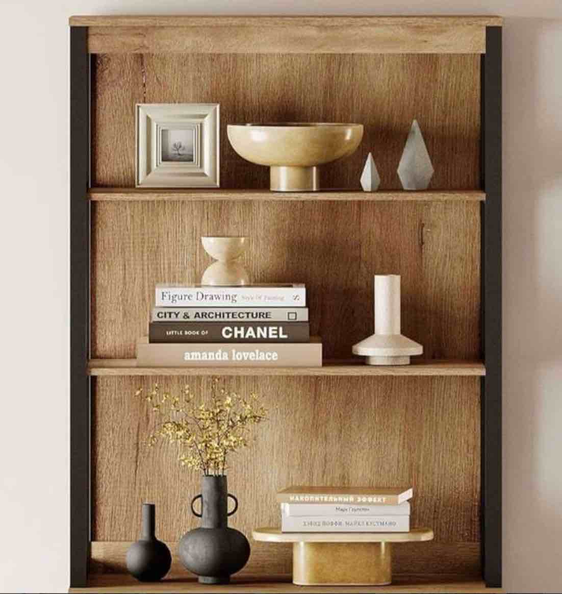 wampat boerduo bookcase, model w08s308bn, 80x30x105 cm lot number:110