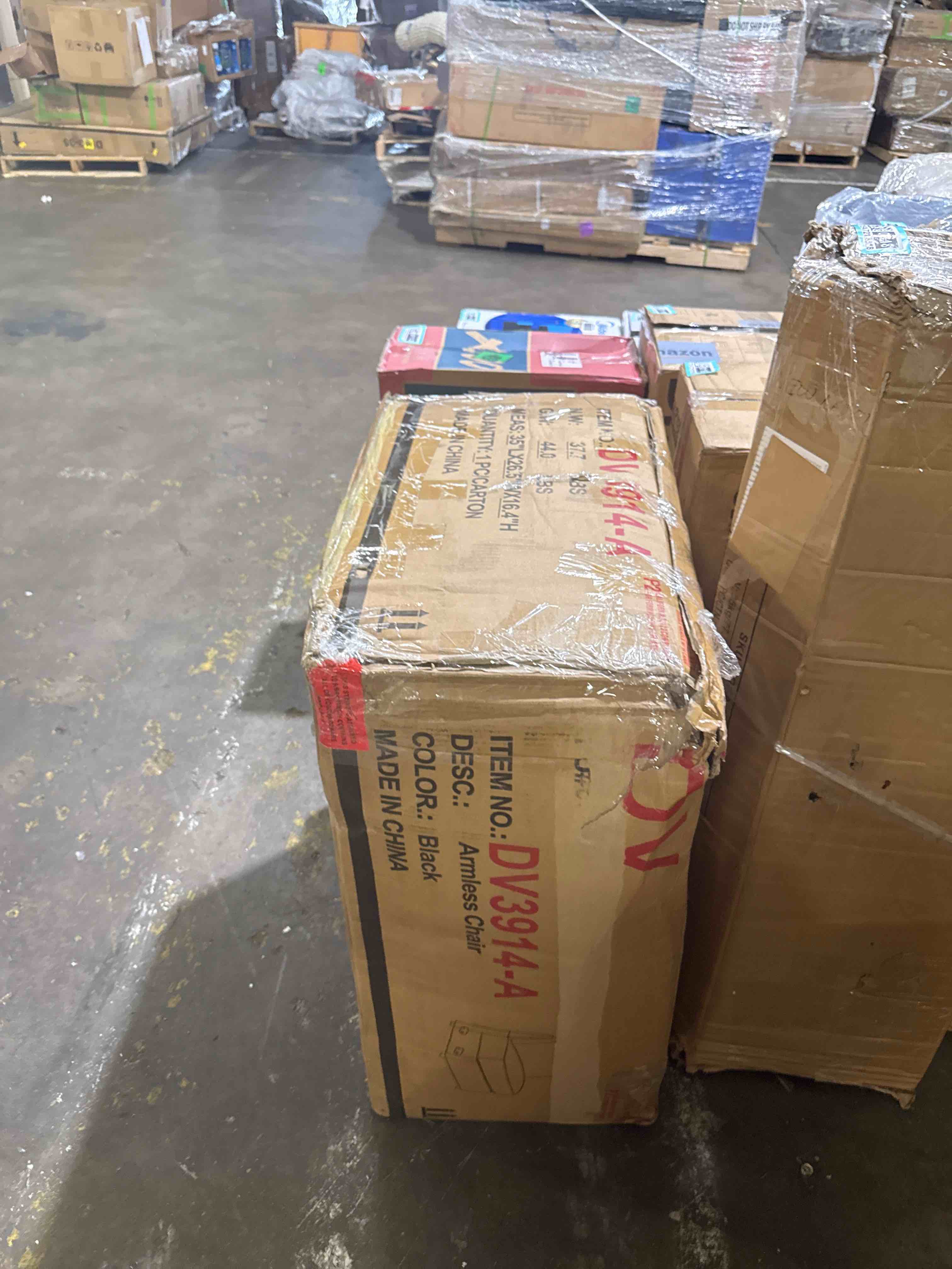 Condition photo showing As Is for l lengend vansen armless chair module for modular sofa couch (charcoal)