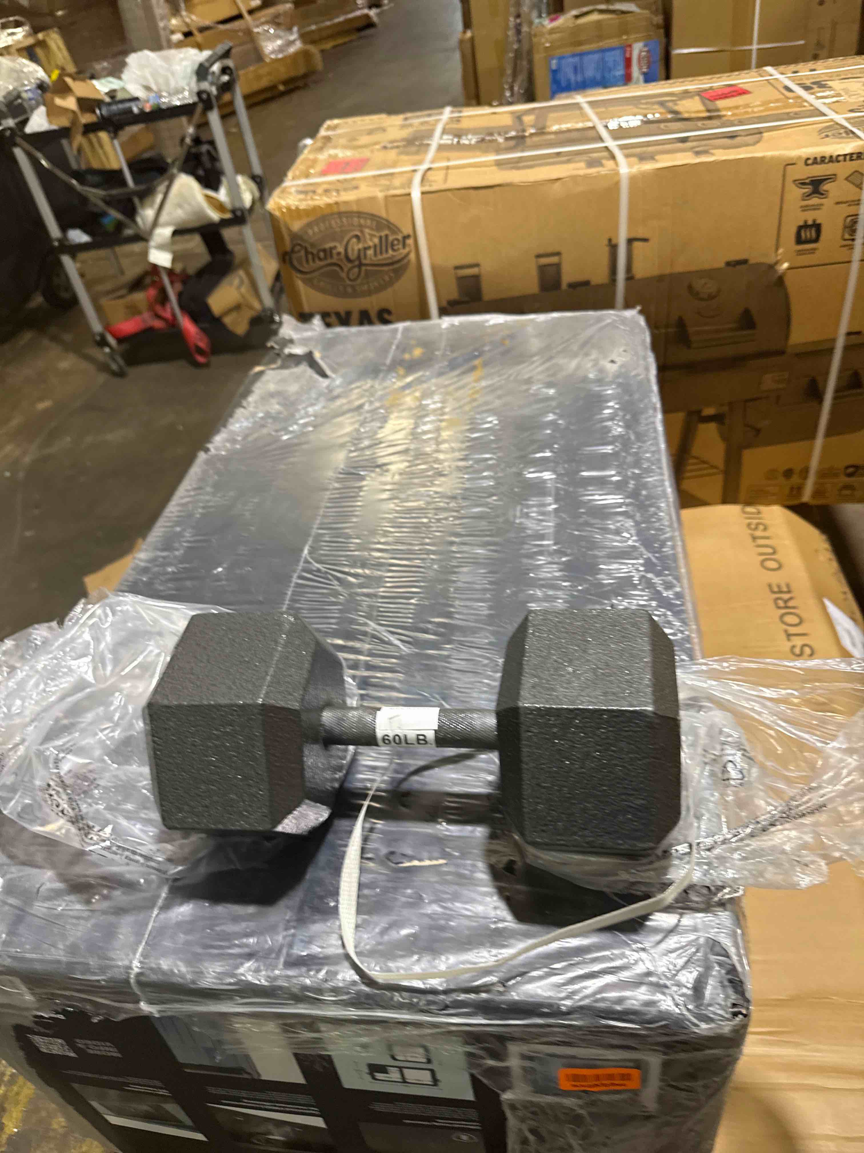 Condition photo showing New/Like New for marcy 60lb hex dumbbell iv-2060